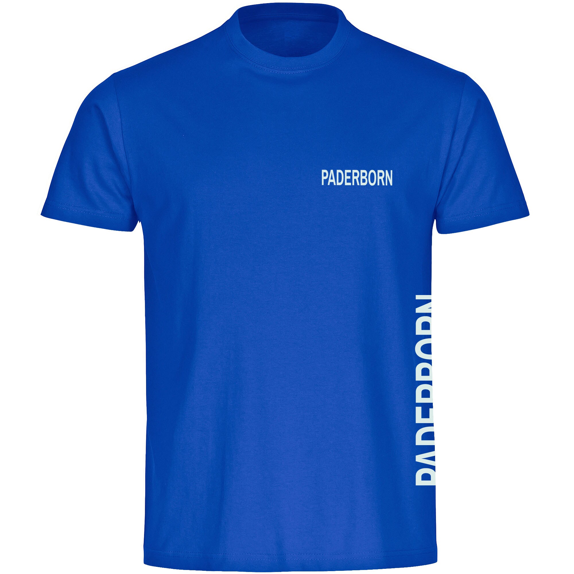multifanshop Kinder T-Shirt - Paderborn - Brust & Seite - Druck wei&szlig; - Kind - Bild 1