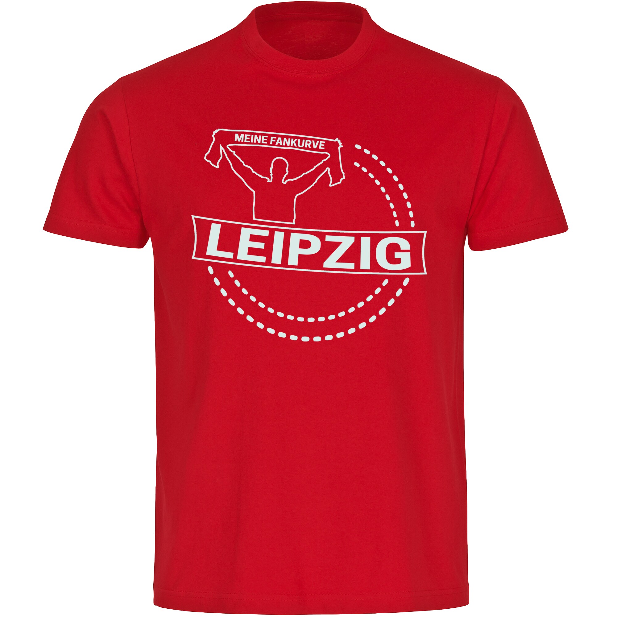 multifanshop Kinder T-Shirt - Leipzig - Meine Fankurve - Druck wei&szlig; - Kind - Bild 1