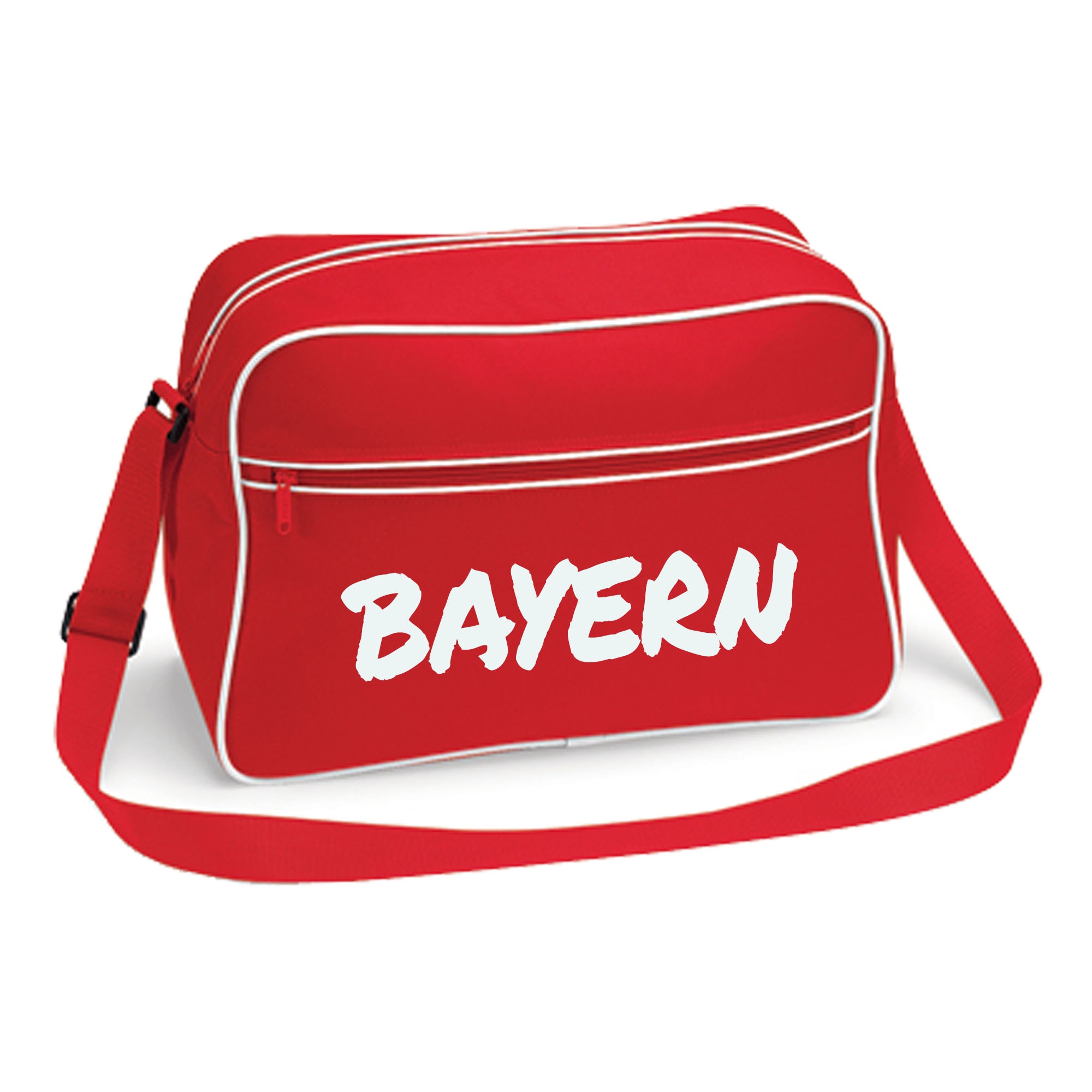 multifanshop Retrotasche - Bayern - Textmarker - Druck wei&szlig; - Tasche - Bild 1