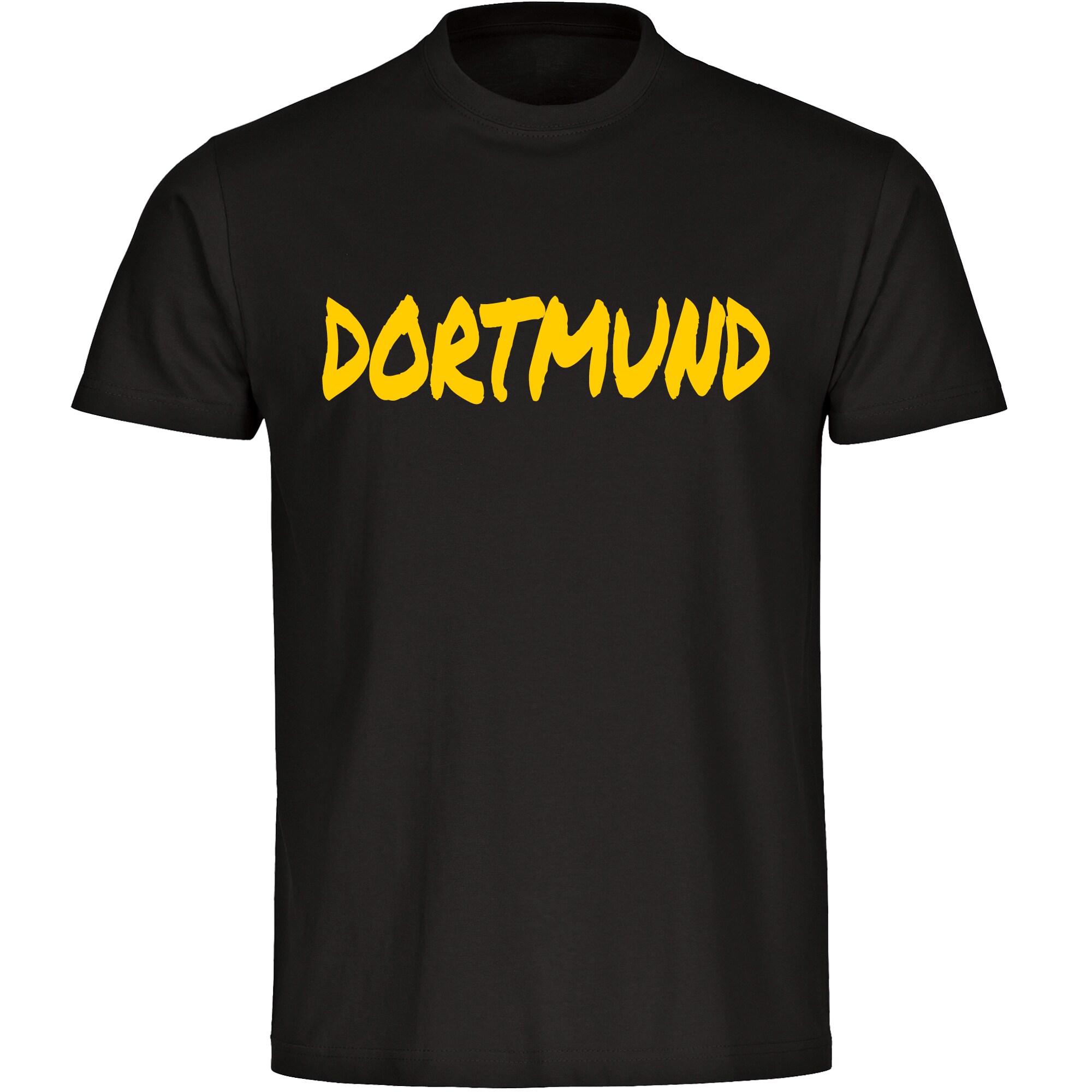 multifanshop Kinder T-Shirt - Dortmund - Textmarker - Druck gelb - Kind - Bild 1