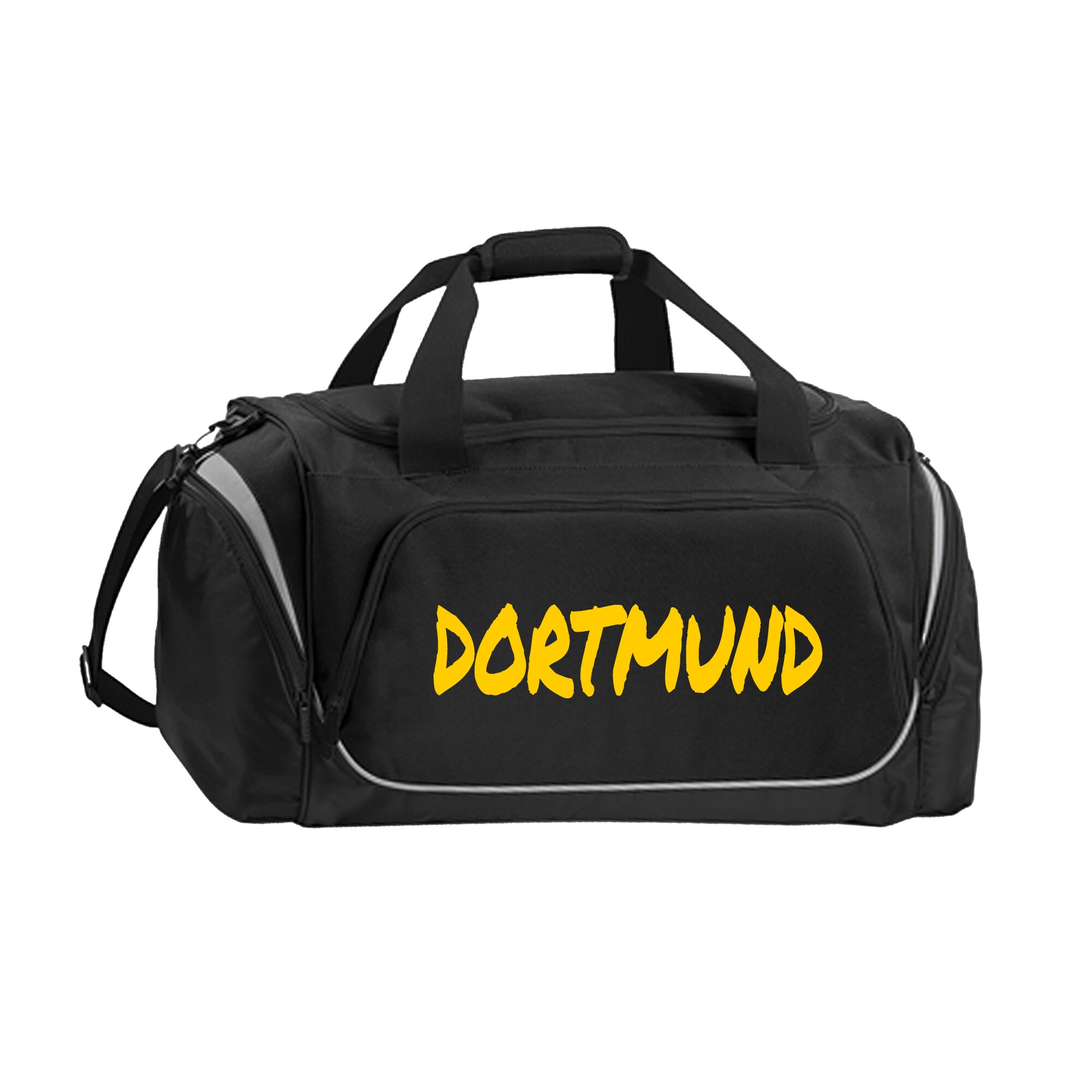 multifanshop Sporttasche - Dortmund - Textmarker - Druck gelb - Tasche - Bild 1