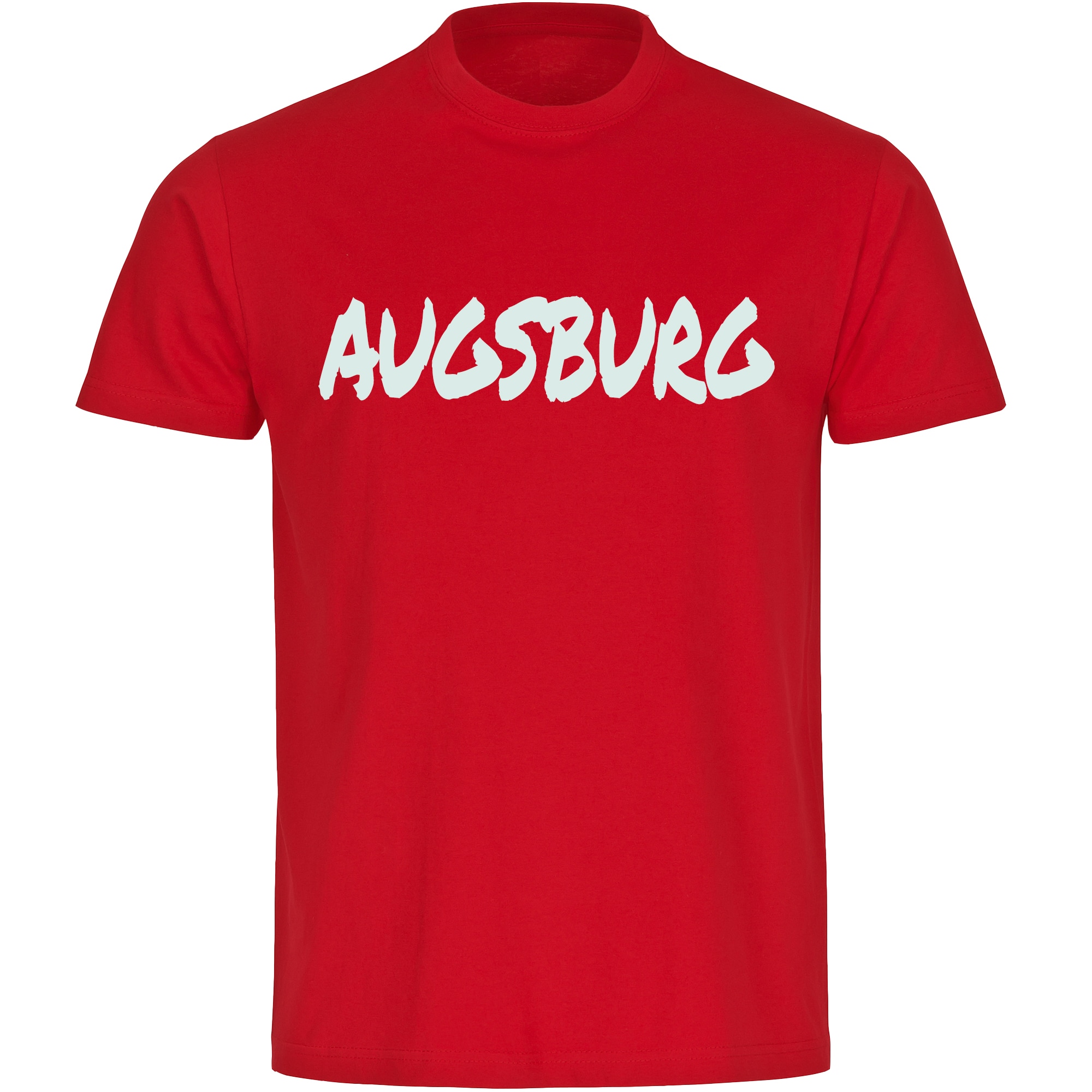 multifanshop Herren T-Shirt - Augsburg - Textmarker - Druck wei&szlig; - M&auml;nner - Bild 1