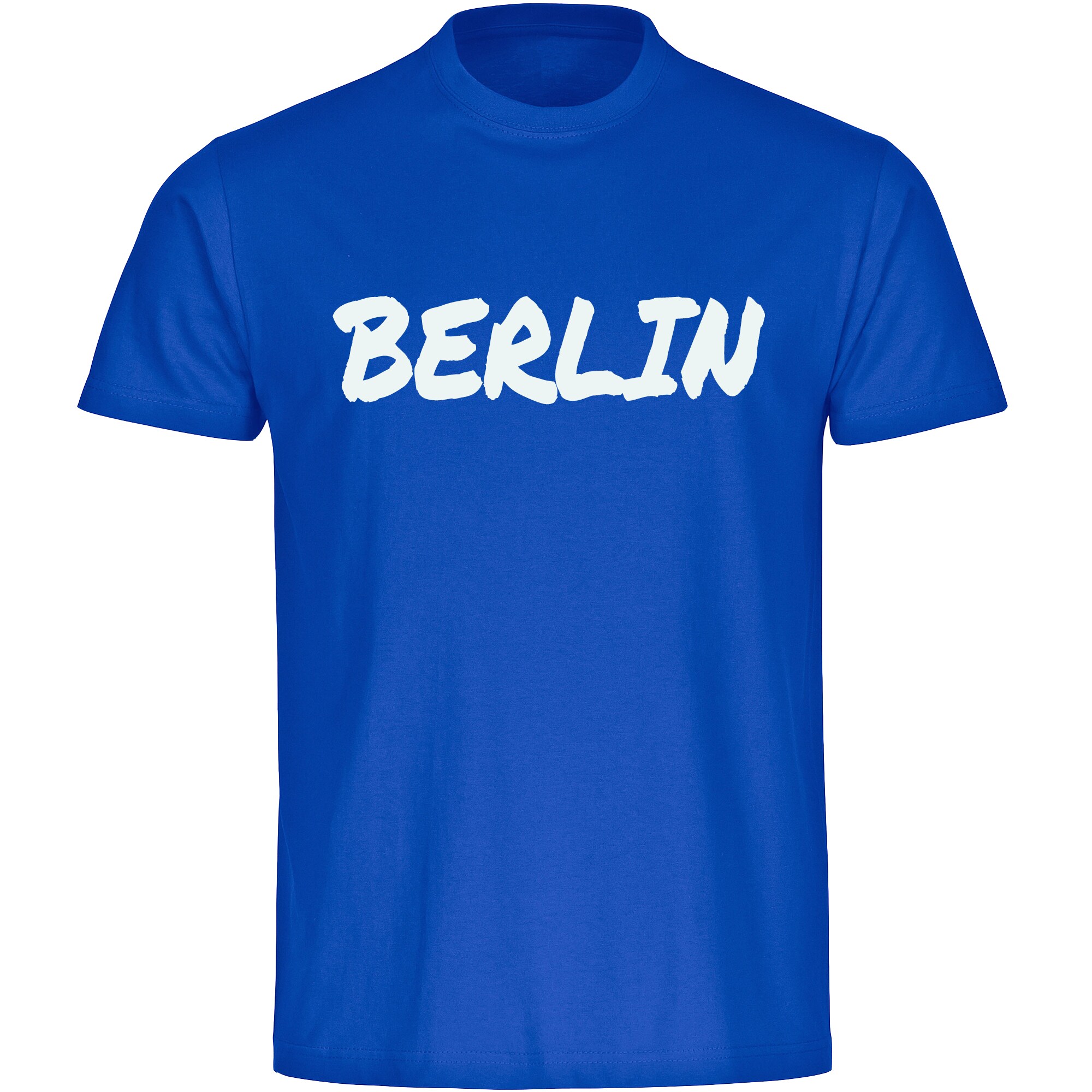 multifanshop Kinder T-Shirt - Berlin blau - Textmarker - Druck wei&szlig; - Kind - Bild 1