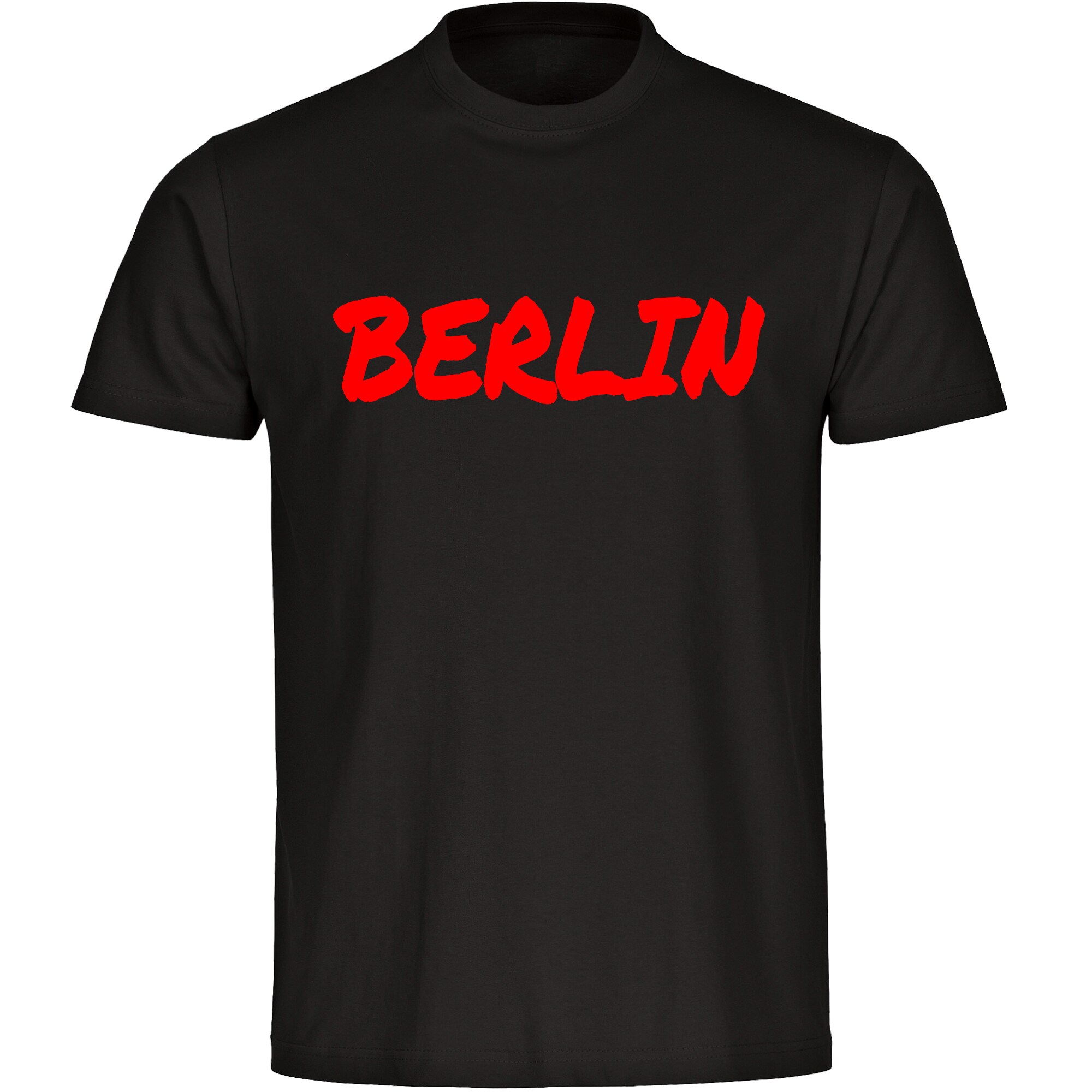 multifanshop Kinder T-Shirt - Berlin rot - Textmarker - Druck rot - Kind - Bild 1