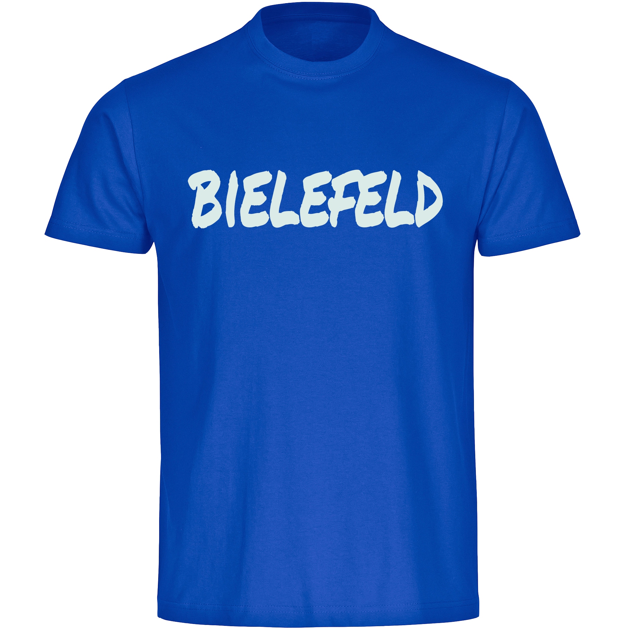 multifanshop Herren T-Shirt - Bielefeld - Textmarker - Druck wei&szlig; - M&auml;nner - Bild 1