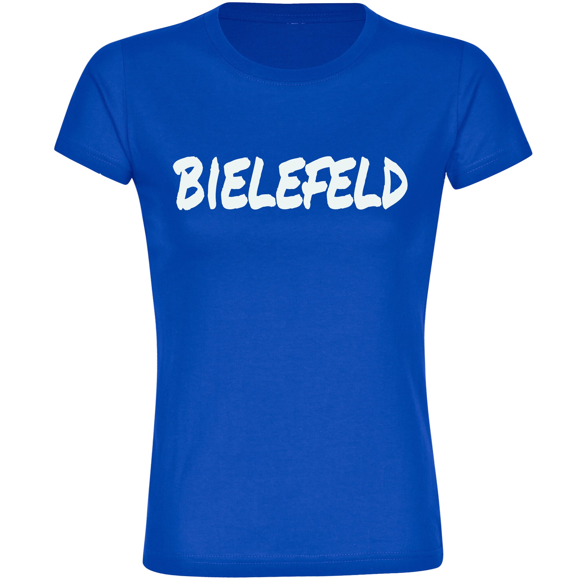 multifanshop Damen T-Shirt - Bielefeld - Textmarker - Druck wei&szlig; - Frauen - Bild 1