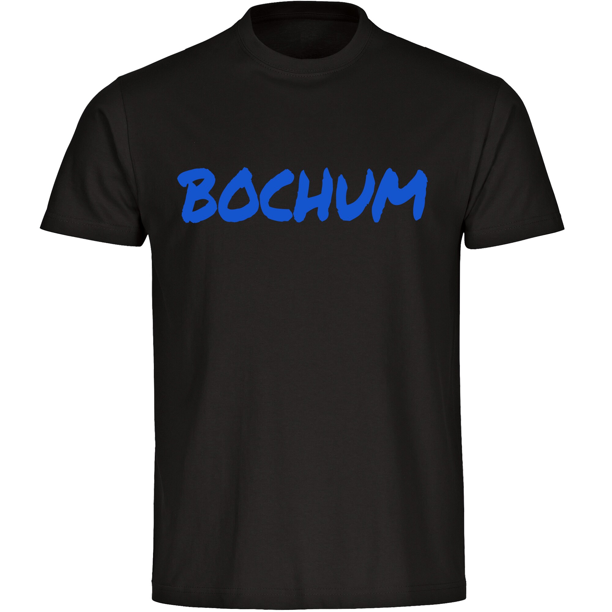 multifanshop Herren T-Shirt - Bochum - Textmarker - Druck blau - M&auml;nner - Bild 1