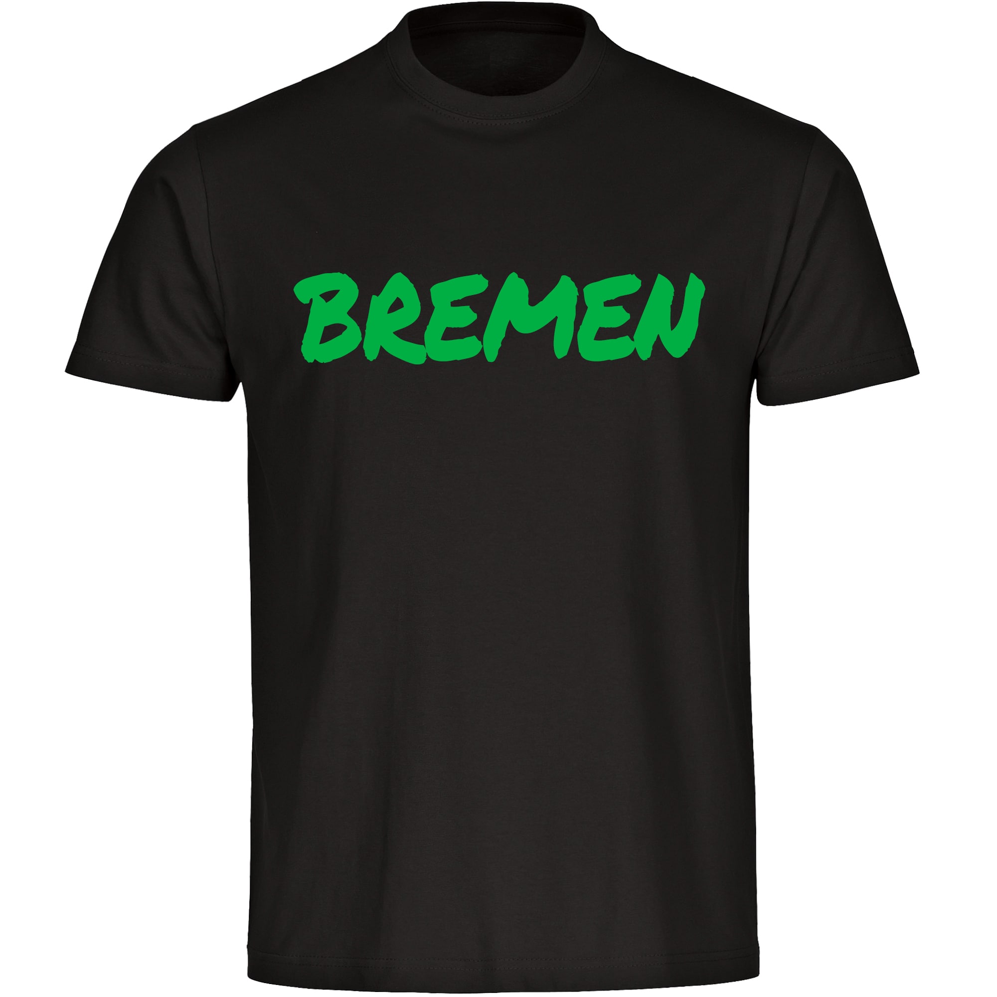 multifanshop Herren T-Shirt - Bremen - Textmarker - Druck gr&uuml;n - M&auml;nner - Bild 1