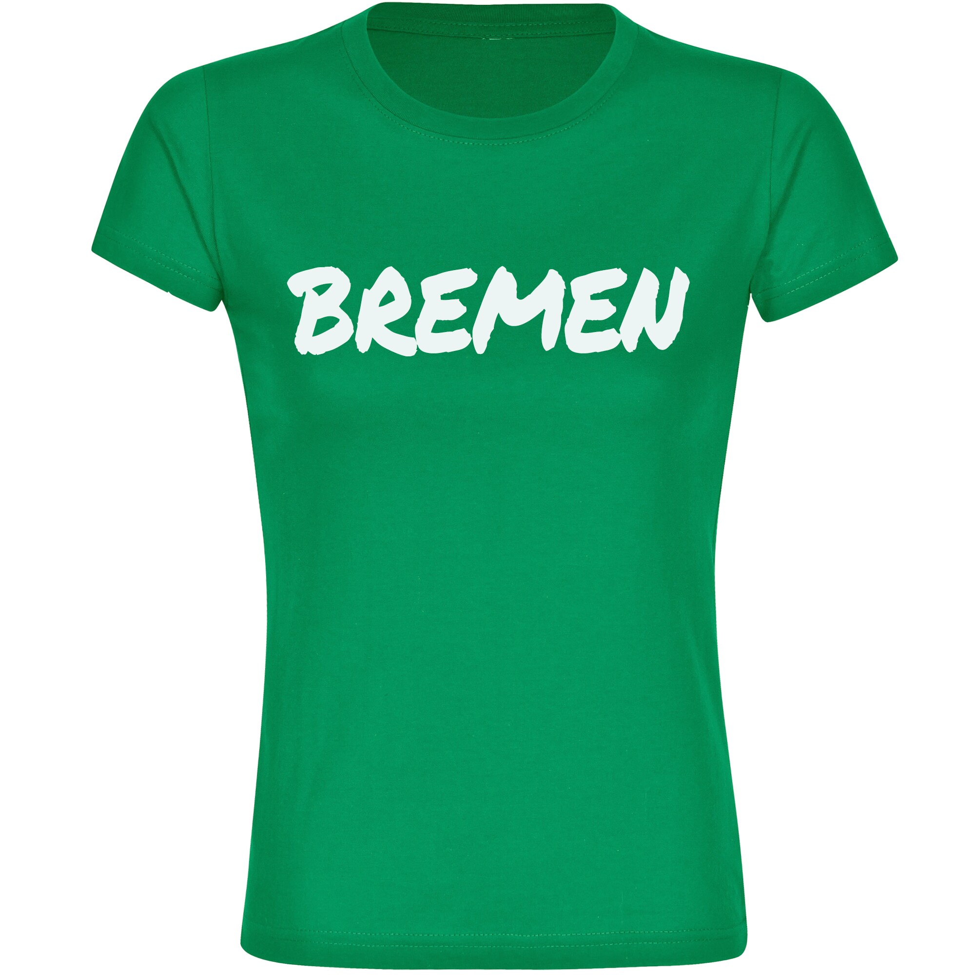 multifanshop Damen T-Shirt - Bremen - Textmarker - Druck wei&szlig; - Frauen - Bild 1