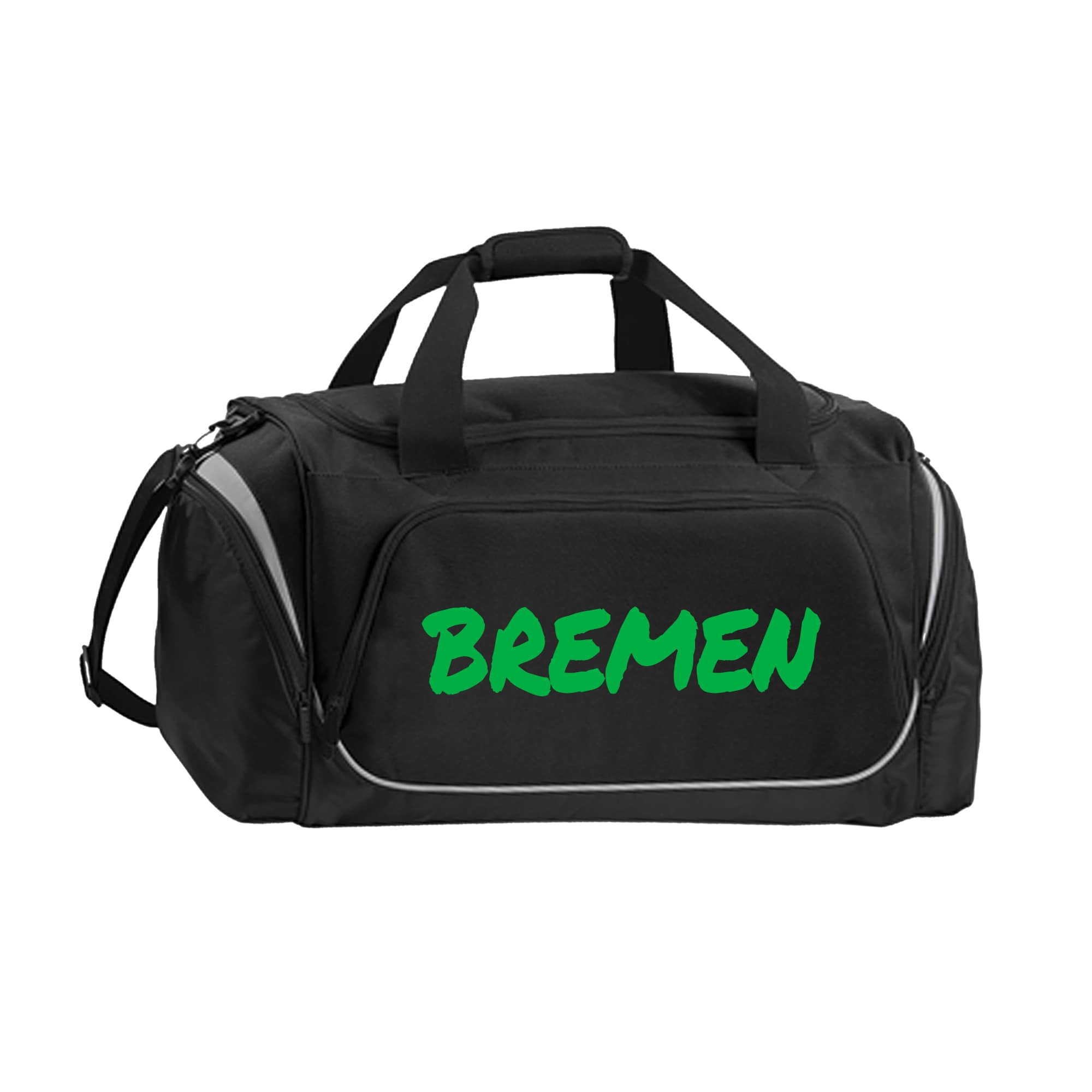 multifanshop Sporttasche - Bremen - Textmarker - Druck gr&uuml;n - Tasche - Bild 1