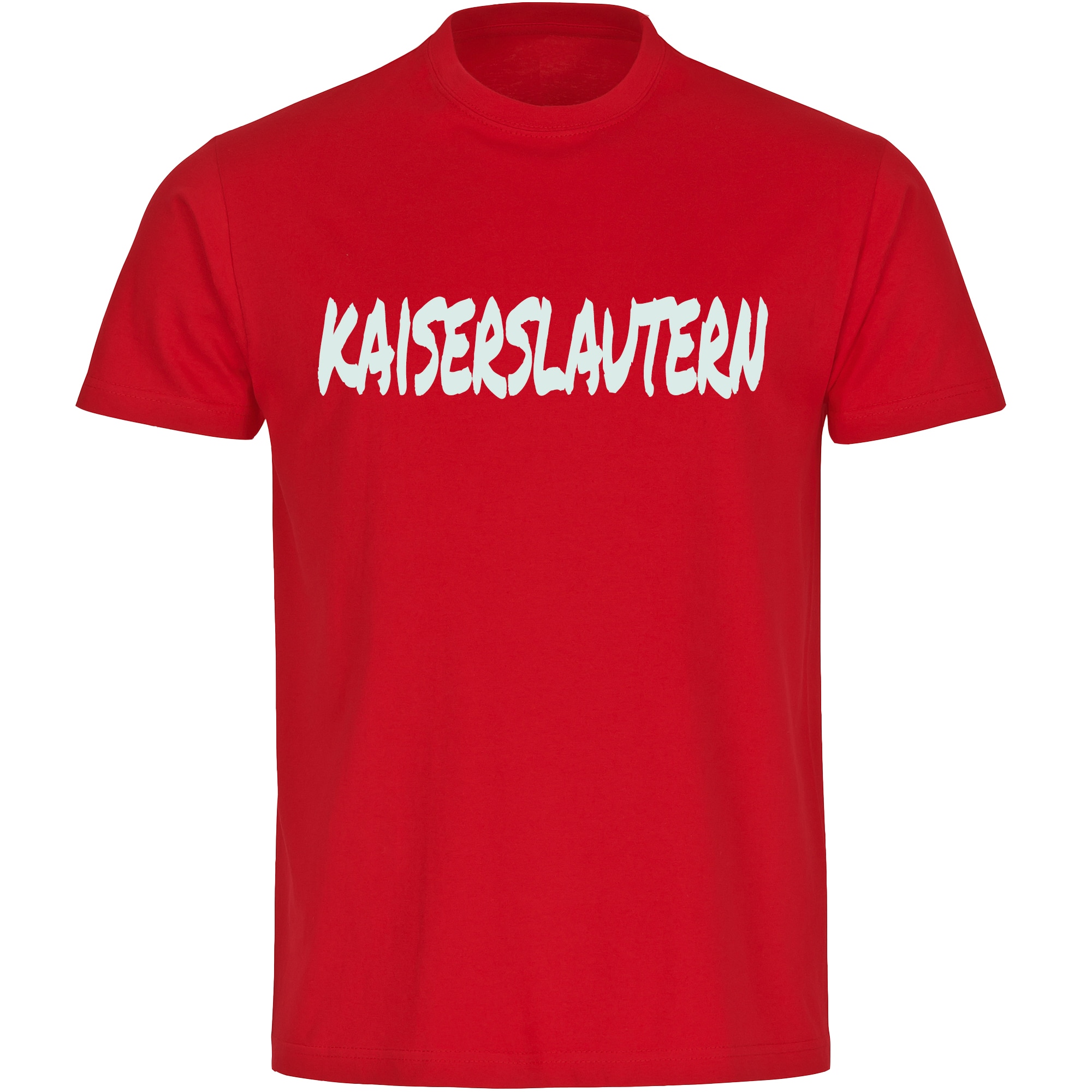 multifanshop Herren T-Shirt - Kaiserslautern - Textmarker - Druck wei&szlig; - M&auml;nner - Bild 1