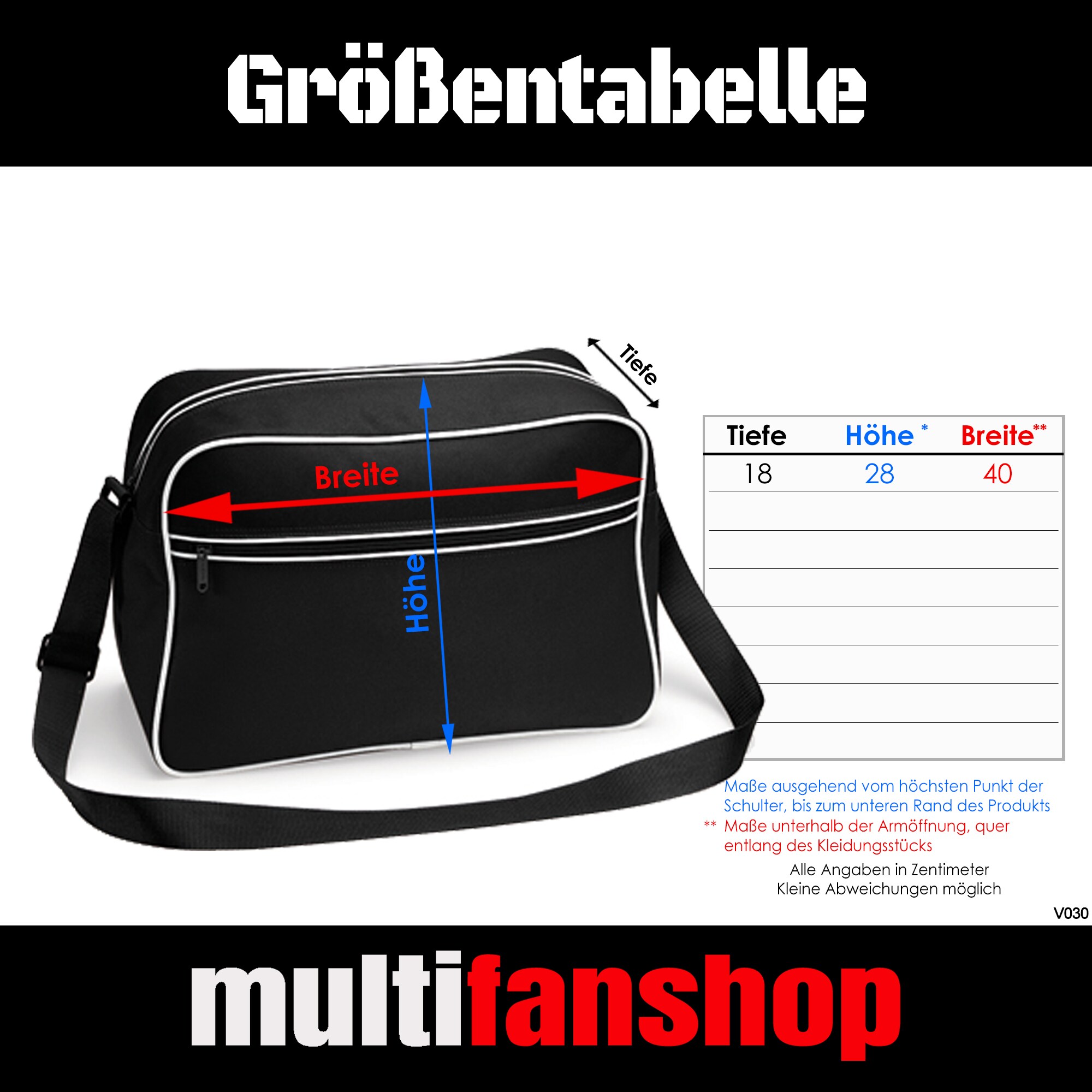 multifanshop Retrotasche - Kaiserslautern - Textmarker - Druck rot - Tasche - Bild 1