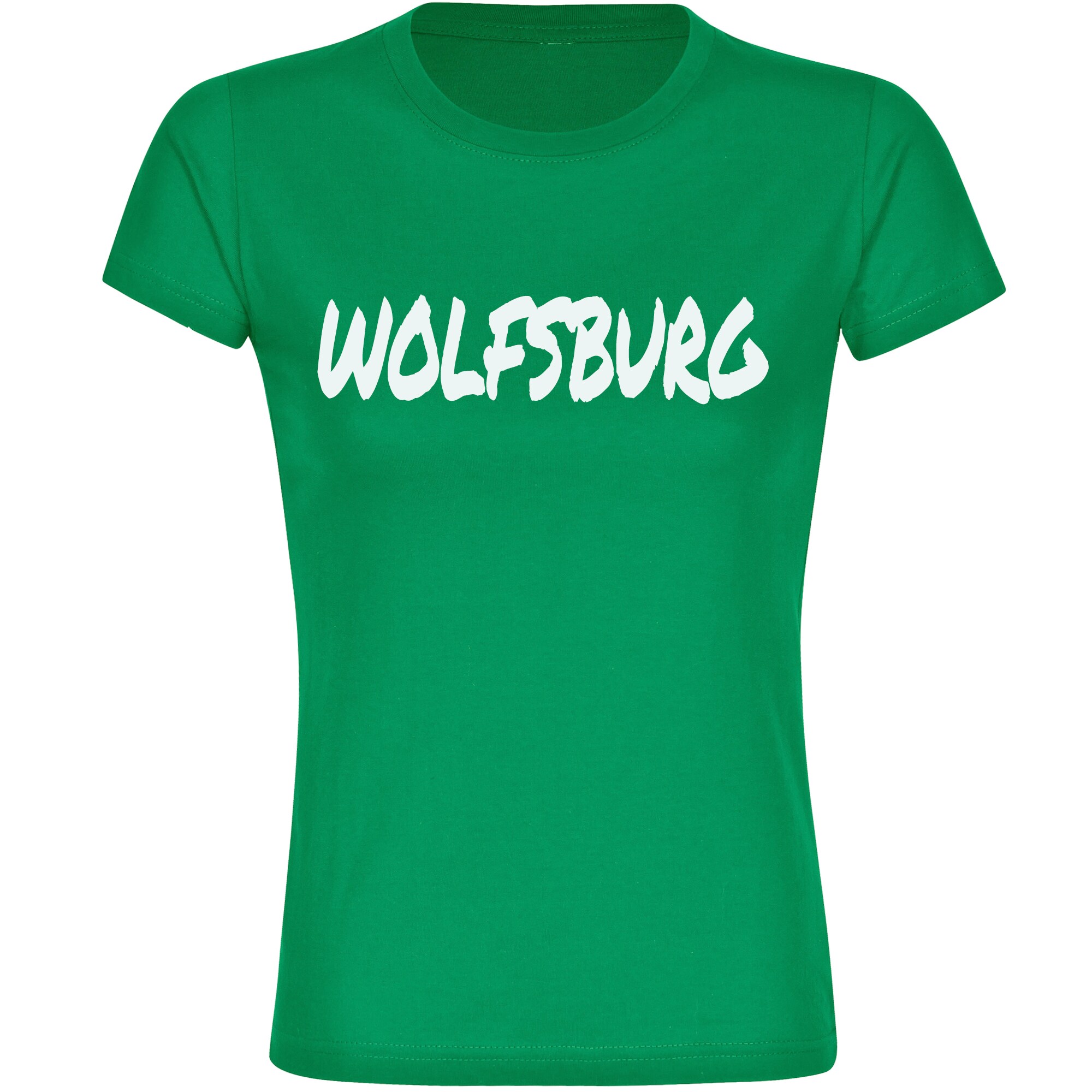 multifanshop Damen T-Shirt - Wolfsburg - Textmarker - Druck wei&szlig; - Frauen - Bild 1