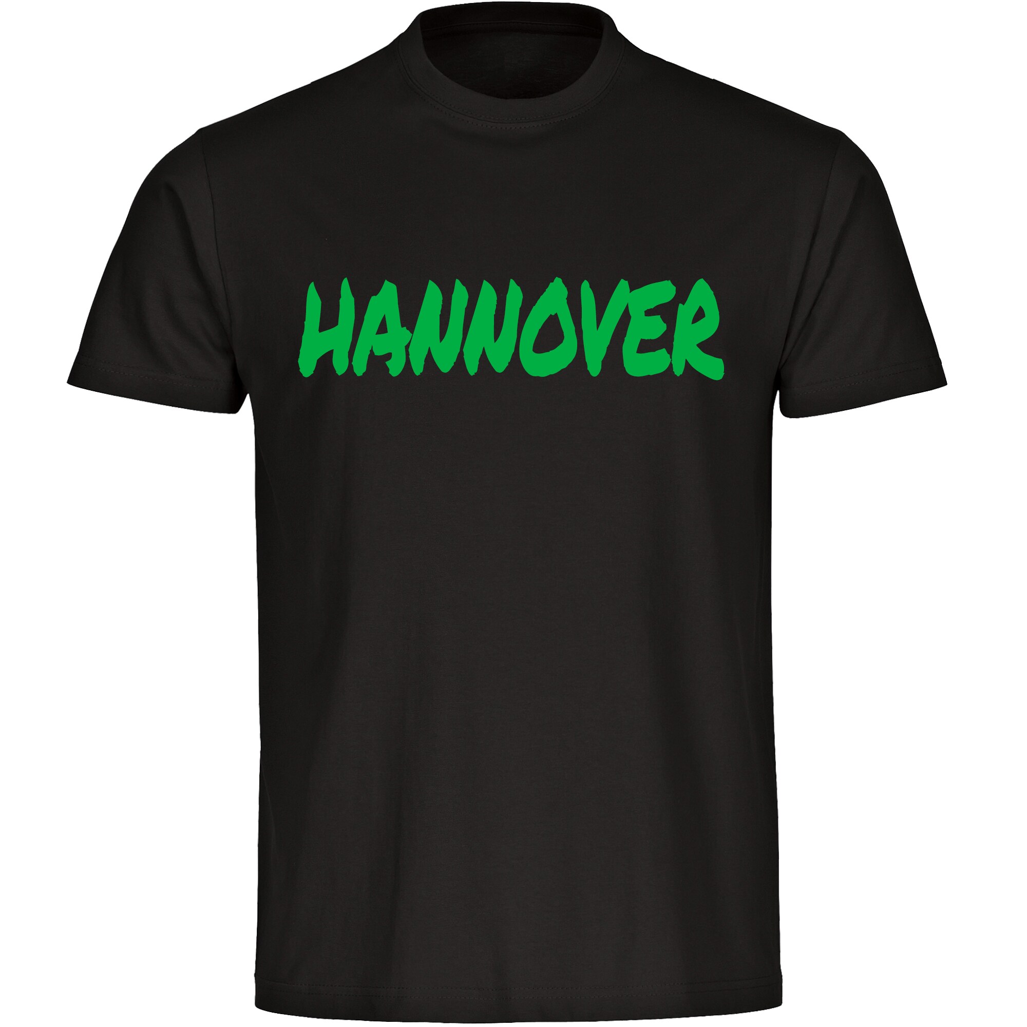 multifanshop Herren T-Shirt - Hannover - Textmarker - Druck gr&uuml;n - M&auml;nner - Bild 1