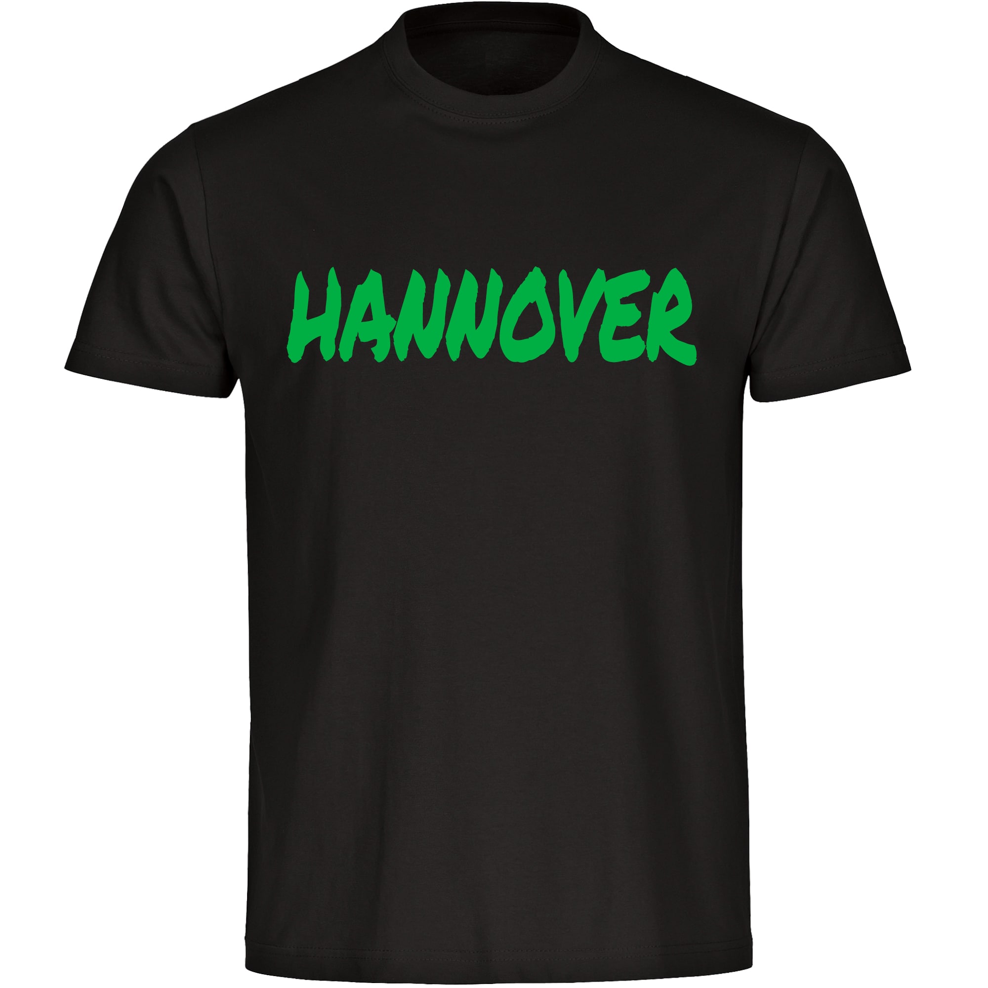 multifanshop Kinder T-Shirt - Hannover - Textmarker - Druck gr&uuml;n - Kind - Bild 1