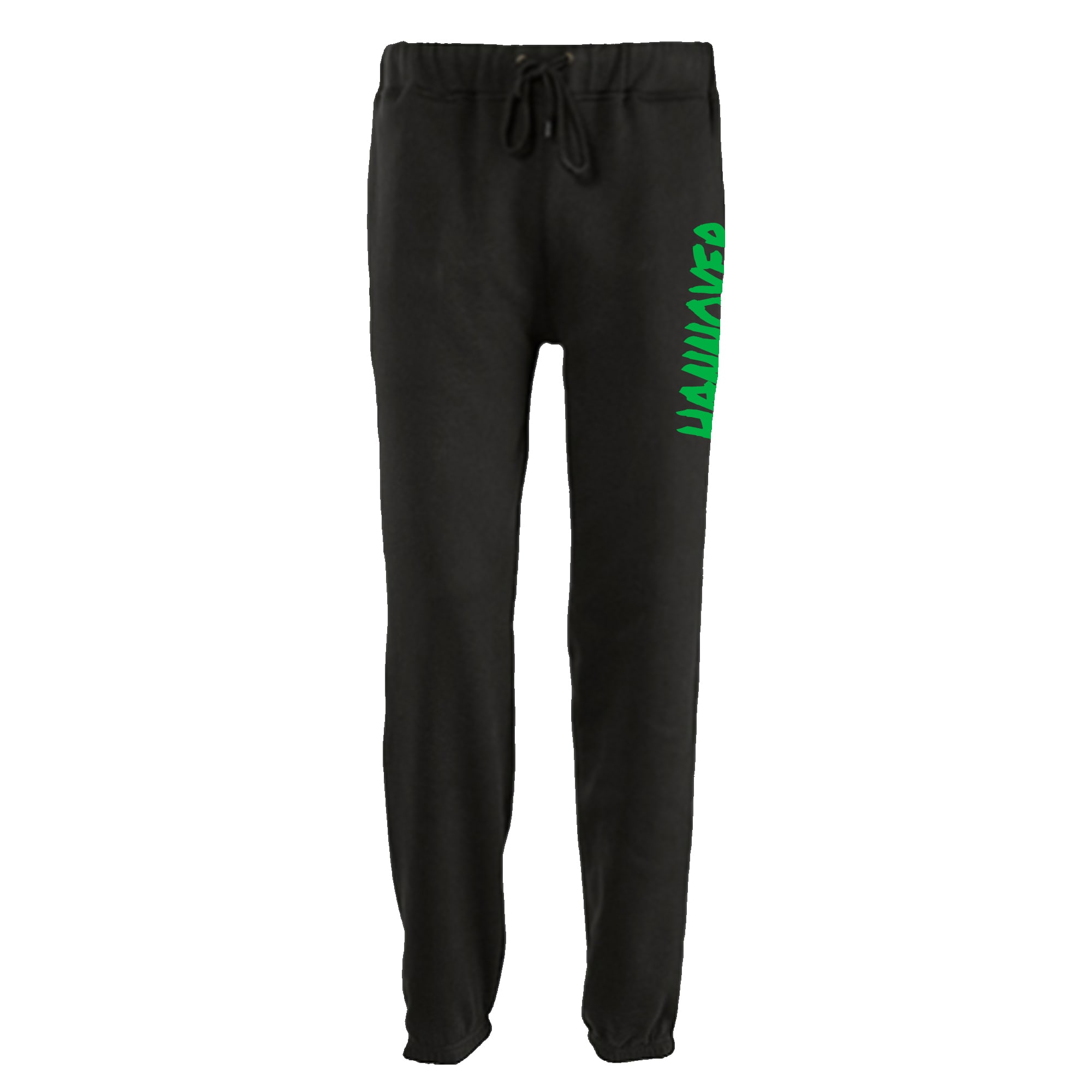 multifanshop Jogginghose - Hannover - Textmarker - Druck gr&uuml;n - Trainingshose - Bild 1