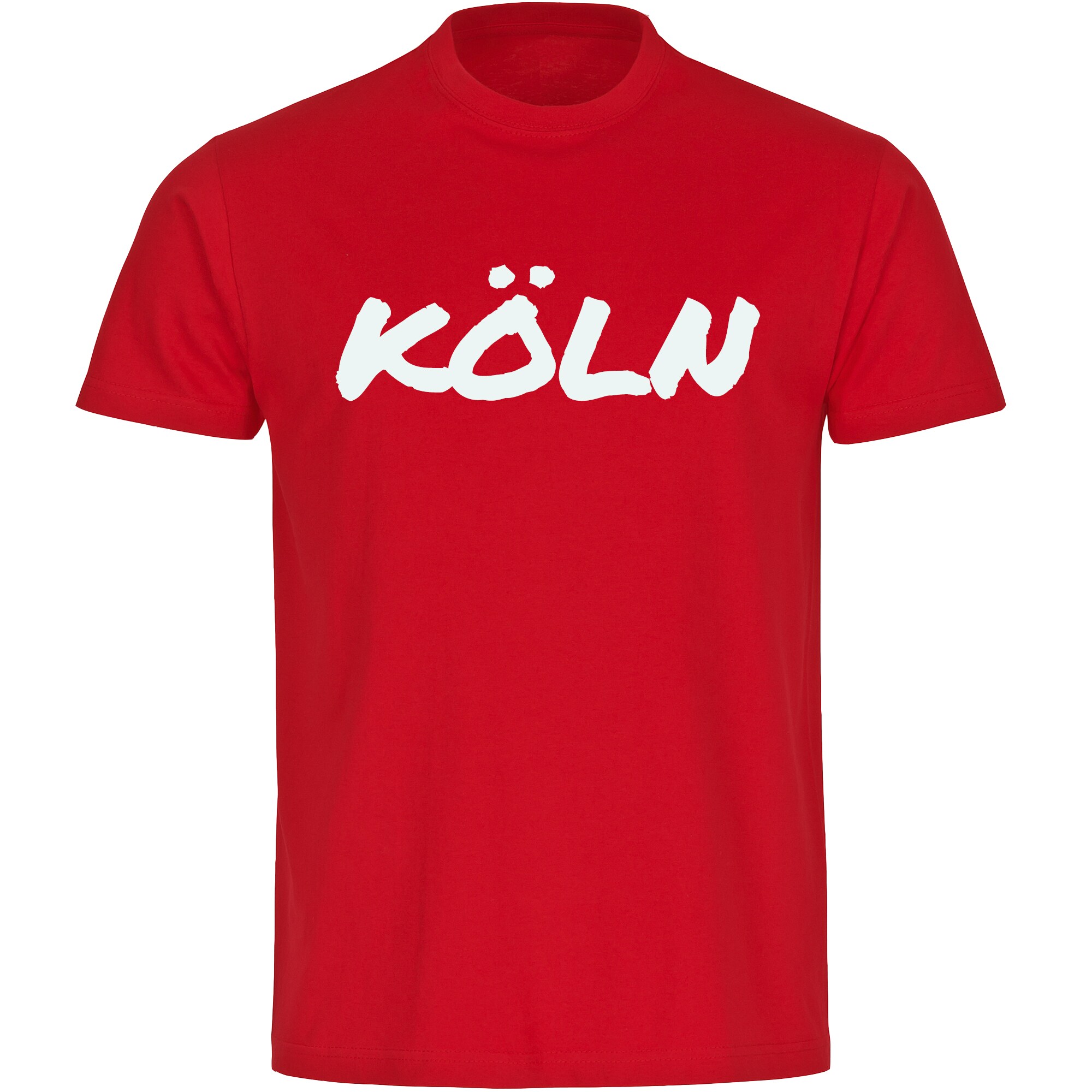 multifanshop Herren T-Shirt - K&ouml;ln - Textmarker - Druck wei&szlig; - M&auml;nner - Bild 1