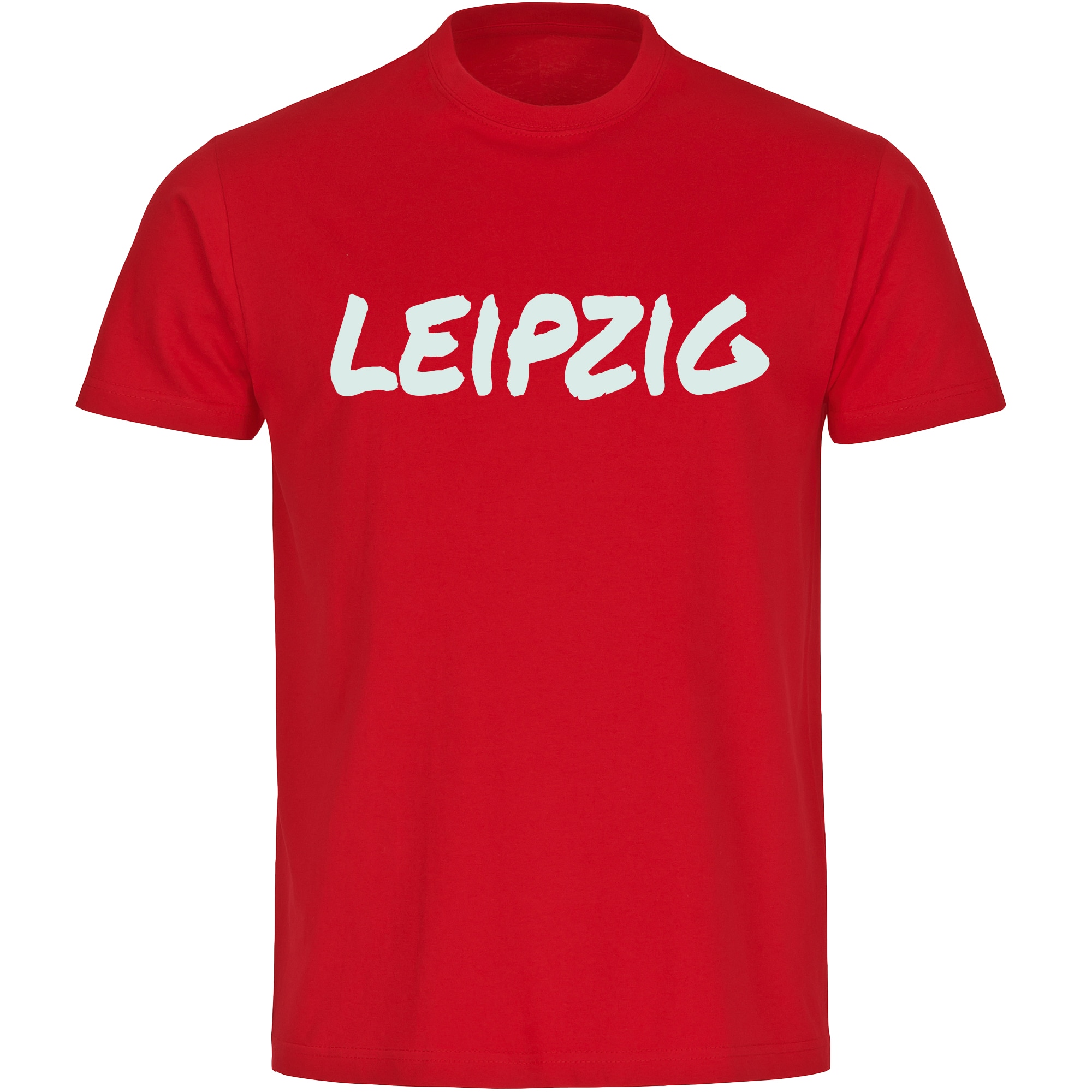 multifanshop Herren T-Shirt - Leipzig - Textmarker - Druck wei&szlig; - M&auml;nner - Bild 1
