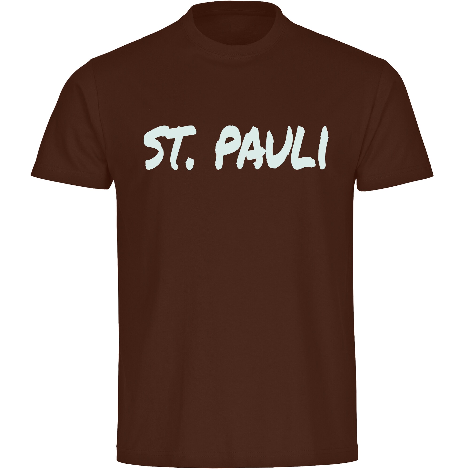 multifanshop Herren T-Shirt - St. Pauli - Textmarker - Druck wei&szlig; - M&auml;nner - Bild 1