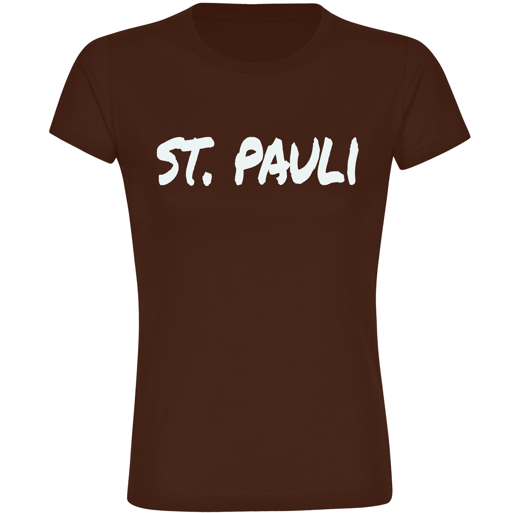 multifanshop Damen T-Shirt - St. Pauli - Textmarker - Druck wei&szlig; - Frauen - Bild 1