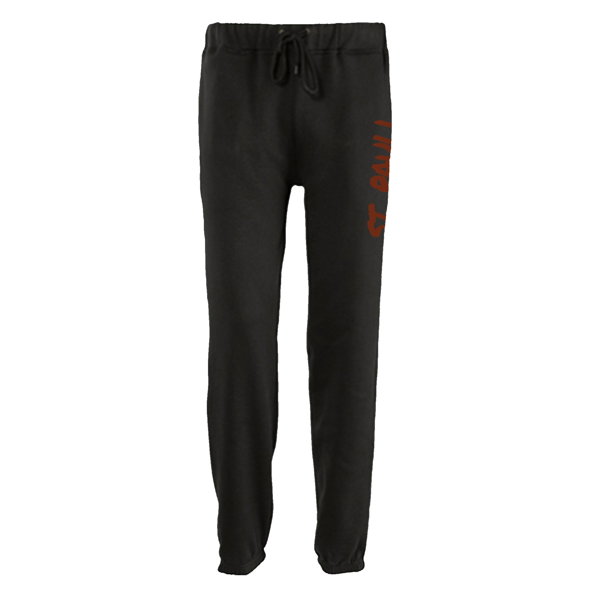 multifanshop Jogginghose - St. Pauli - Textmarker - Druck braun - Trainingshose - Bild 1