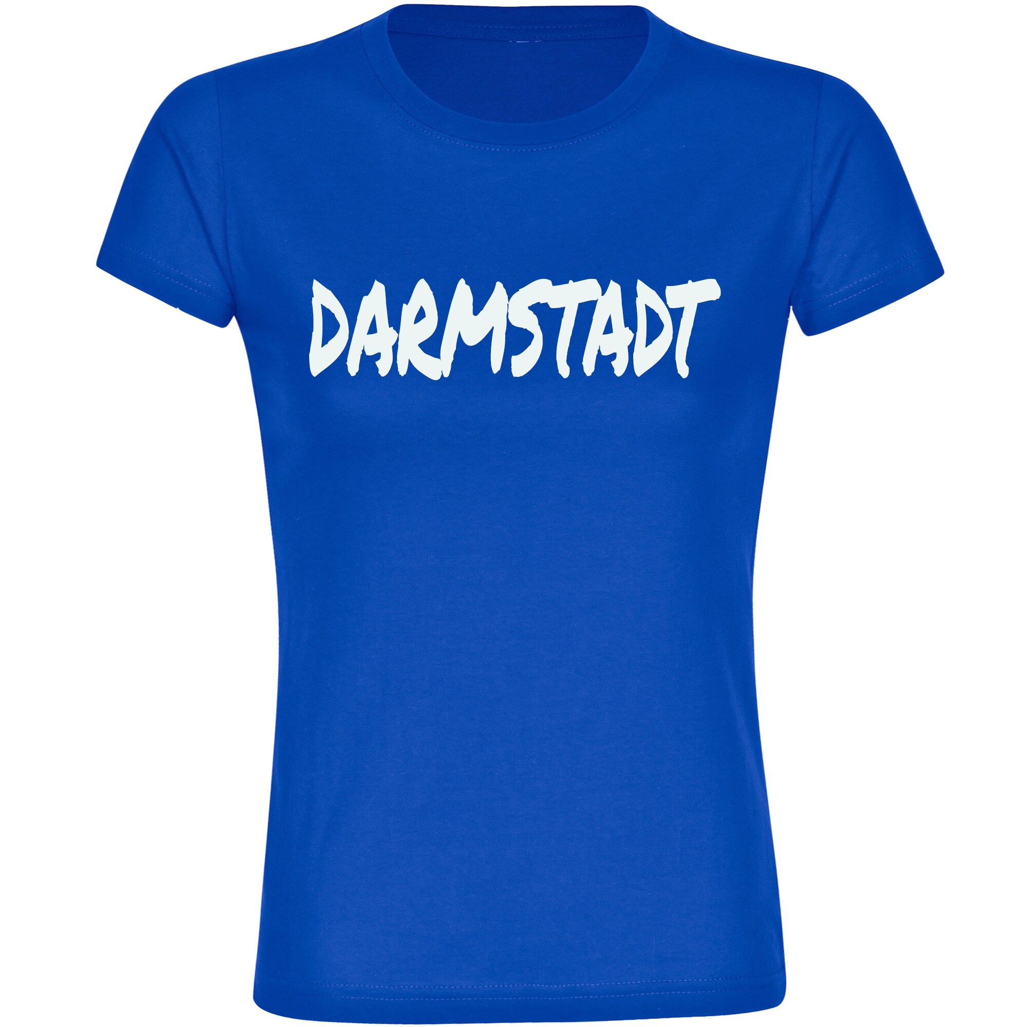 multifanshop Damen T-Shirt - Darmstadt - Textmarker - Druck wei&szlig; - Frauen - Bild 1