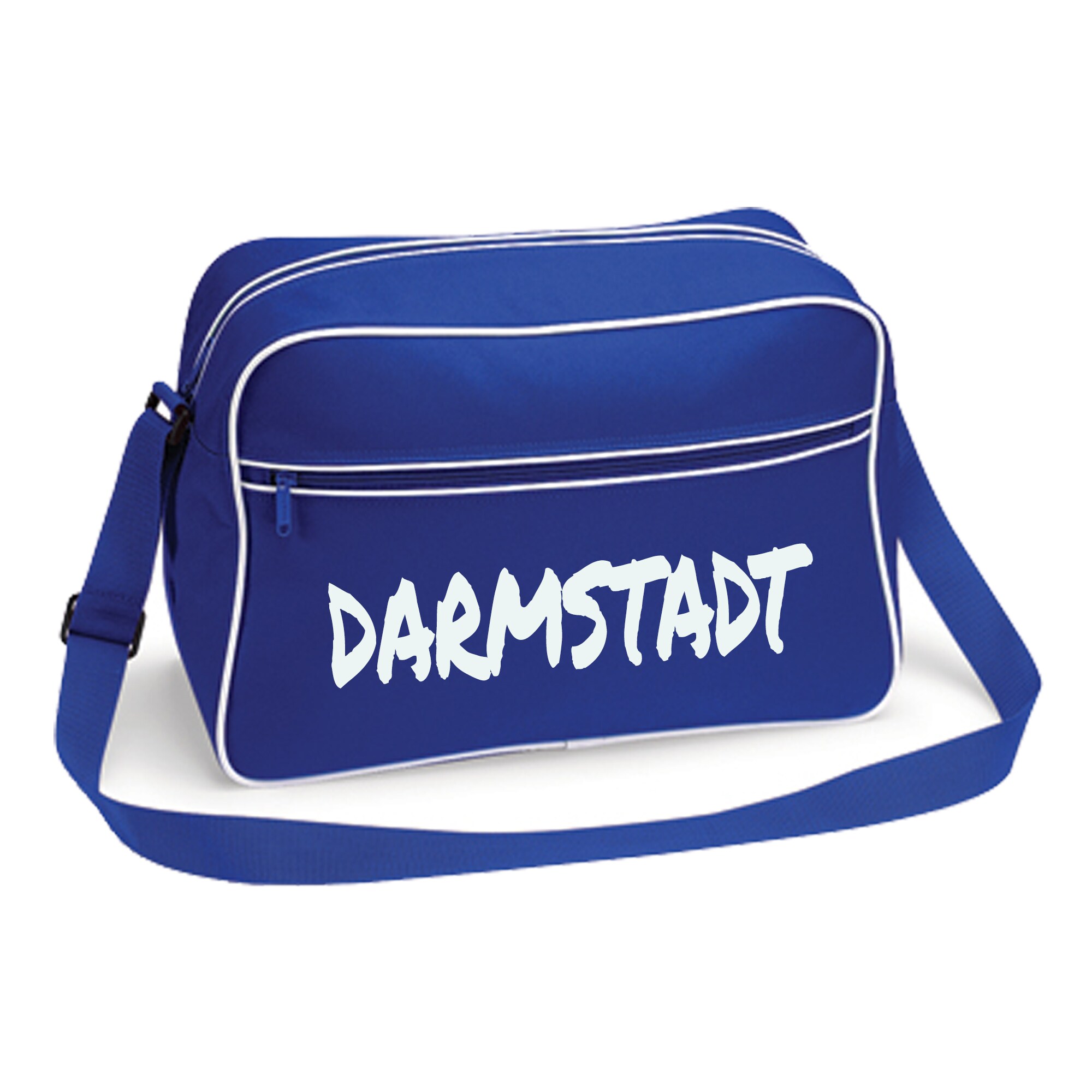 multifanshop Retrotasche - Darmstadt - Textmarker - Druck wei&szlig; - Tasche - Bild 1