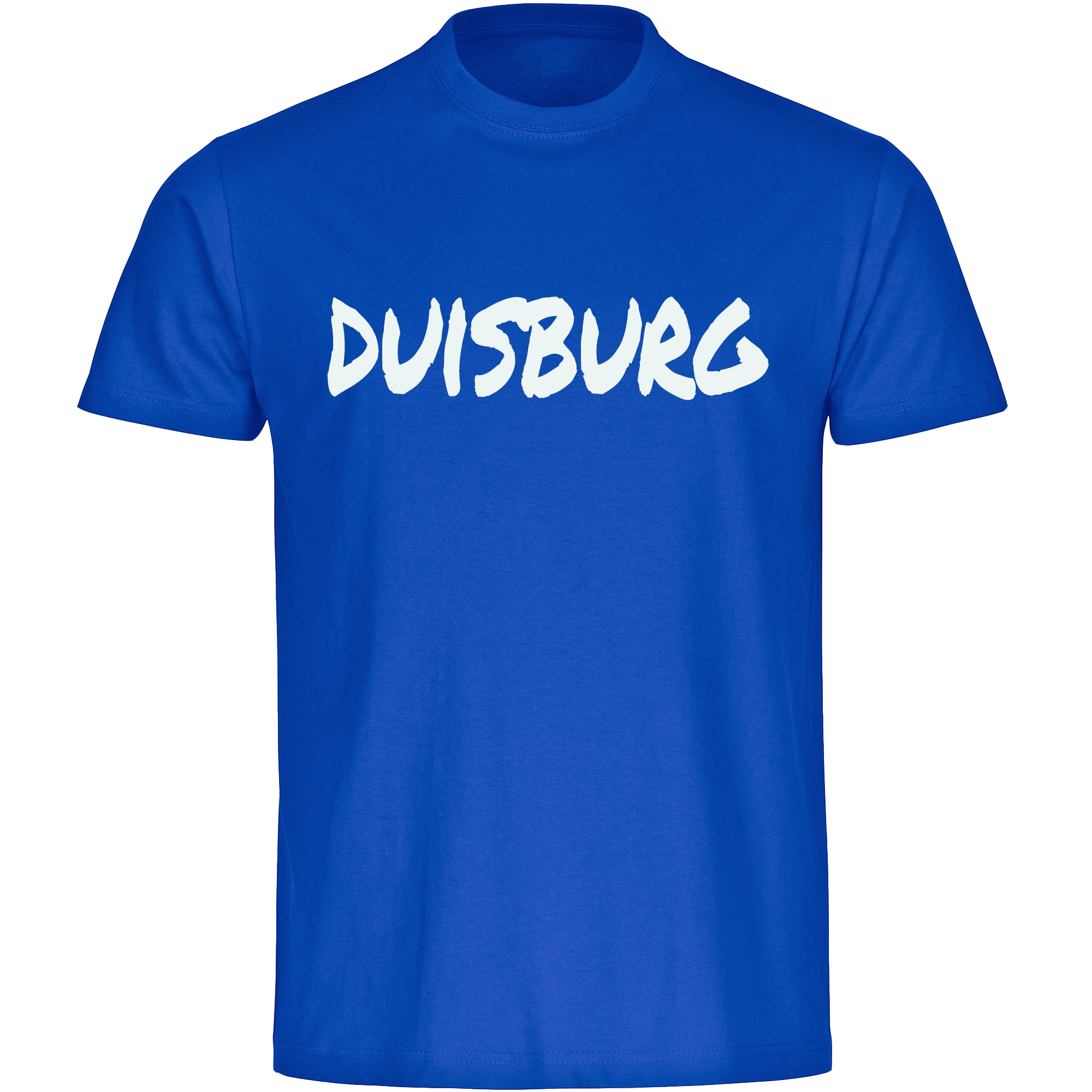 multifanshop Herren T-Shirt - Duisburg - Textmarker - Druck wei&szlig; - M&auml;nner - Bild 1