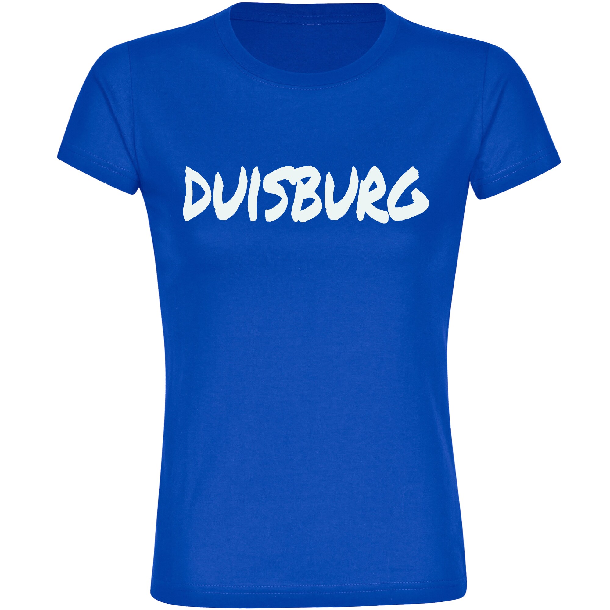 multifanshop Damen T-Shirt - Duisburg - Textmarker - Druck wei&szlig; - Frauen - Bild 1