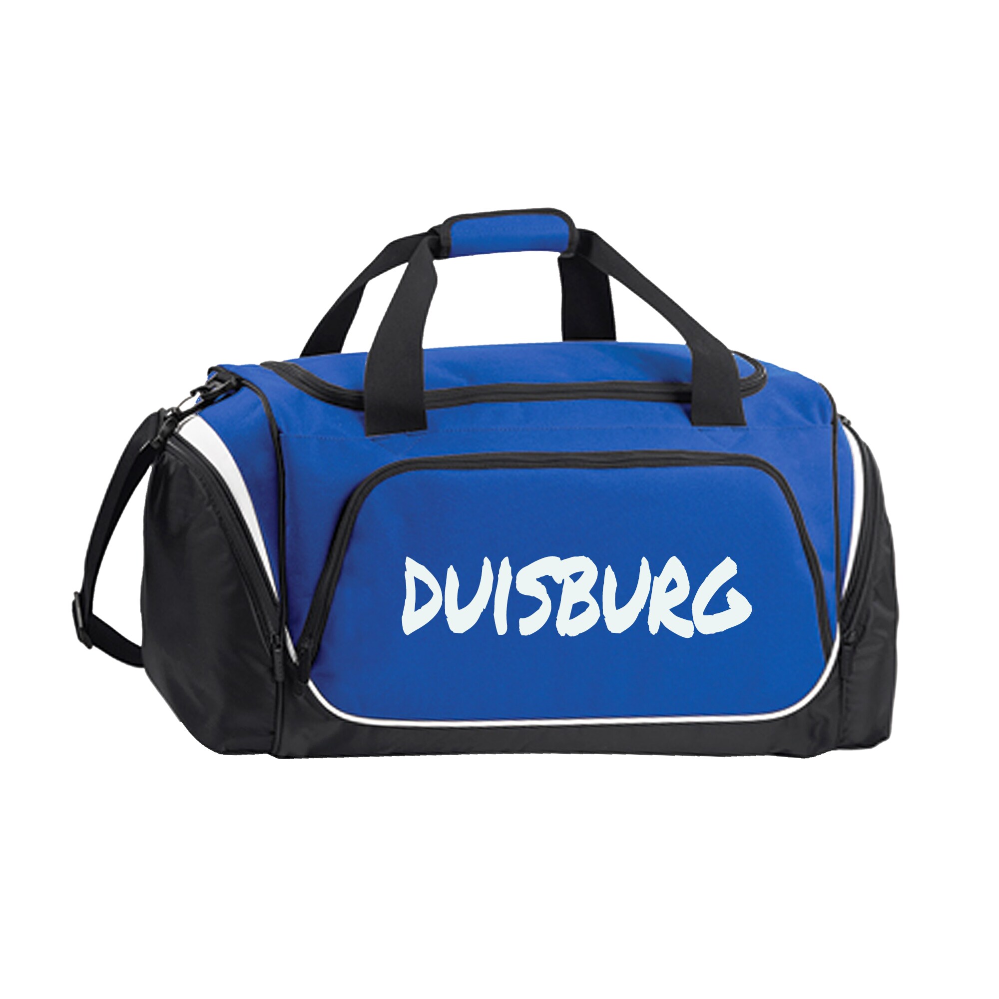 multifanshop Sporttasche - Duisburg - Textmarker - Druck wei&szlig; - Tasche - Bild 1