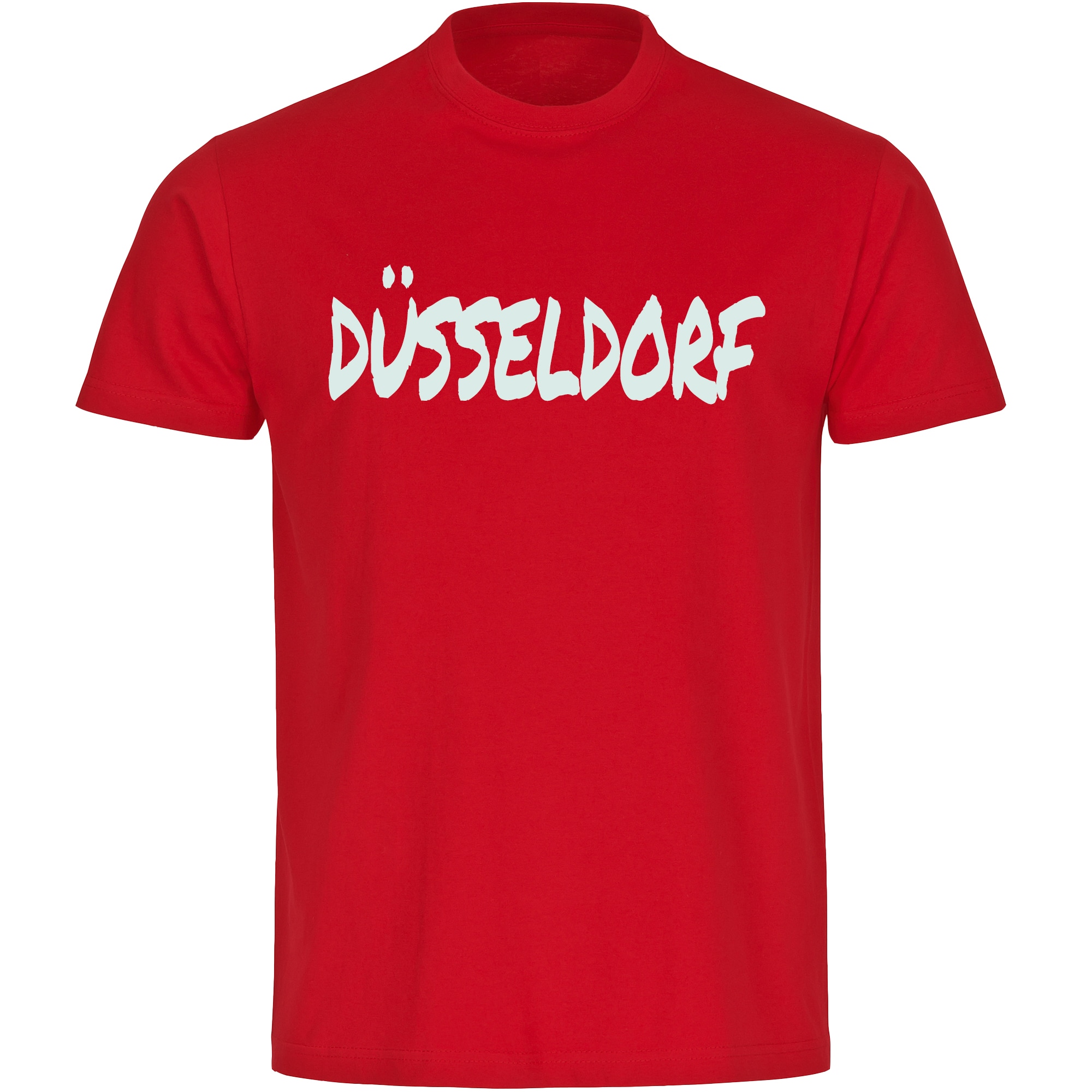 multifanshop Herren T-Shirt - D&uuml;sseldorf - Textmarker - Druck wei&szlig; - M&auml;nner - Bild 1