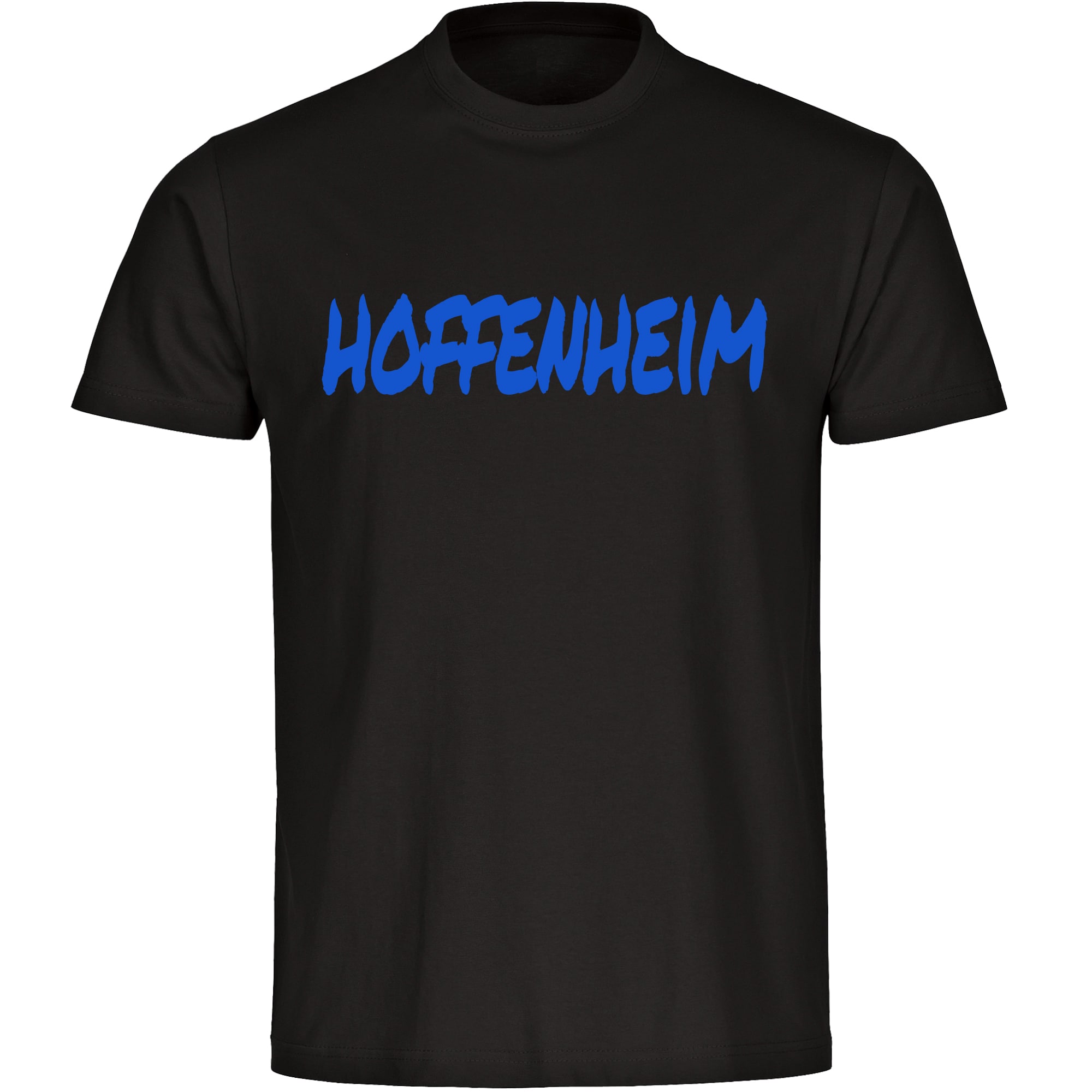 multifanshop Herren T-Shirt - Hoffenheim - Textmarker - Druck blau - M&auml;nner - Bild 1