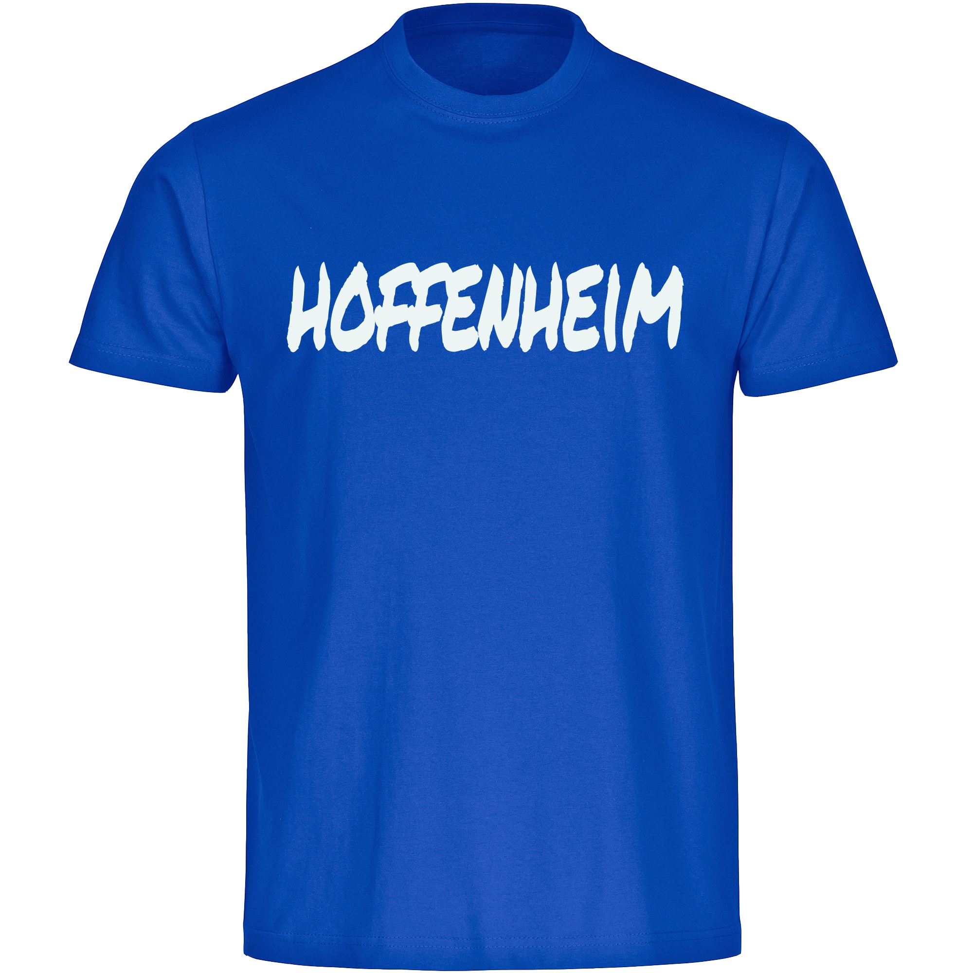 multifanshop Herren T-Shirt - Hoffenheim - Textmarker - Druck wei&szlig; - M&auml;nner - Bild 1