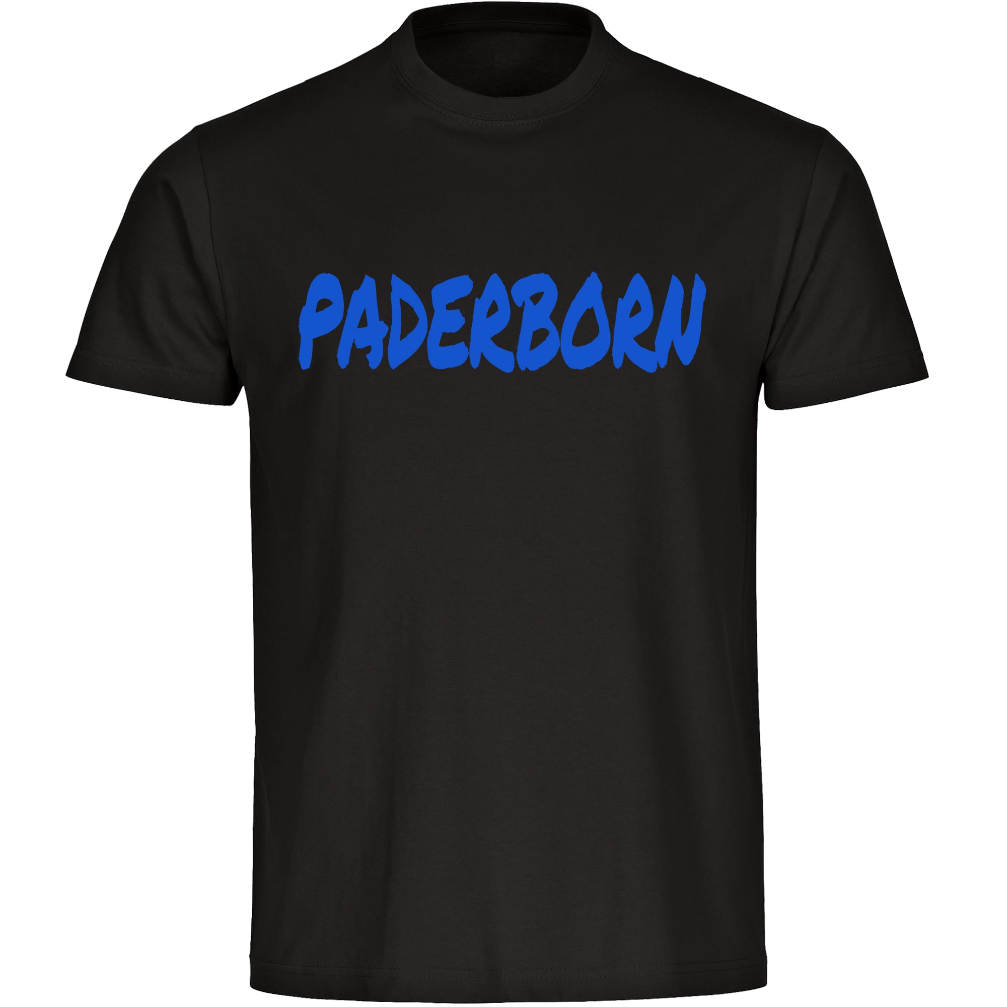 multifanshop Herren T-Shirt - Paderborn - Textmarker - Druck blau - M&auml;nner - Bild 1