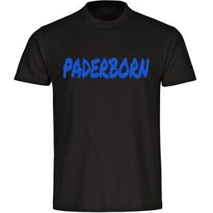 multifanshop Kinder T-Shirt - Paderborn - Textmarker - Druck blau - Kind - Bild 1