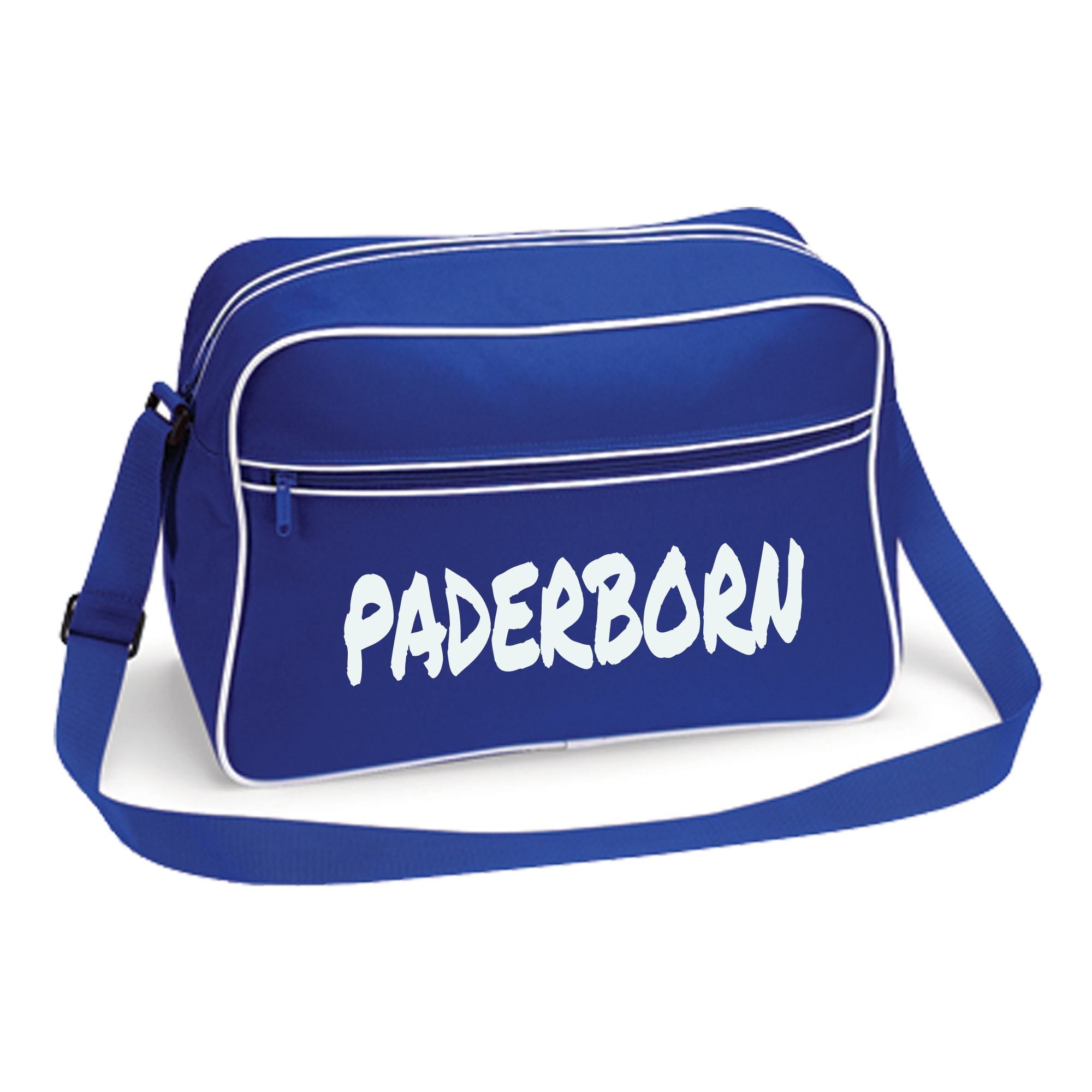 multifanshop Retrotasche - Paderborn - Textmarker - Druck wei&szlig; - Tasche - Bild 1
