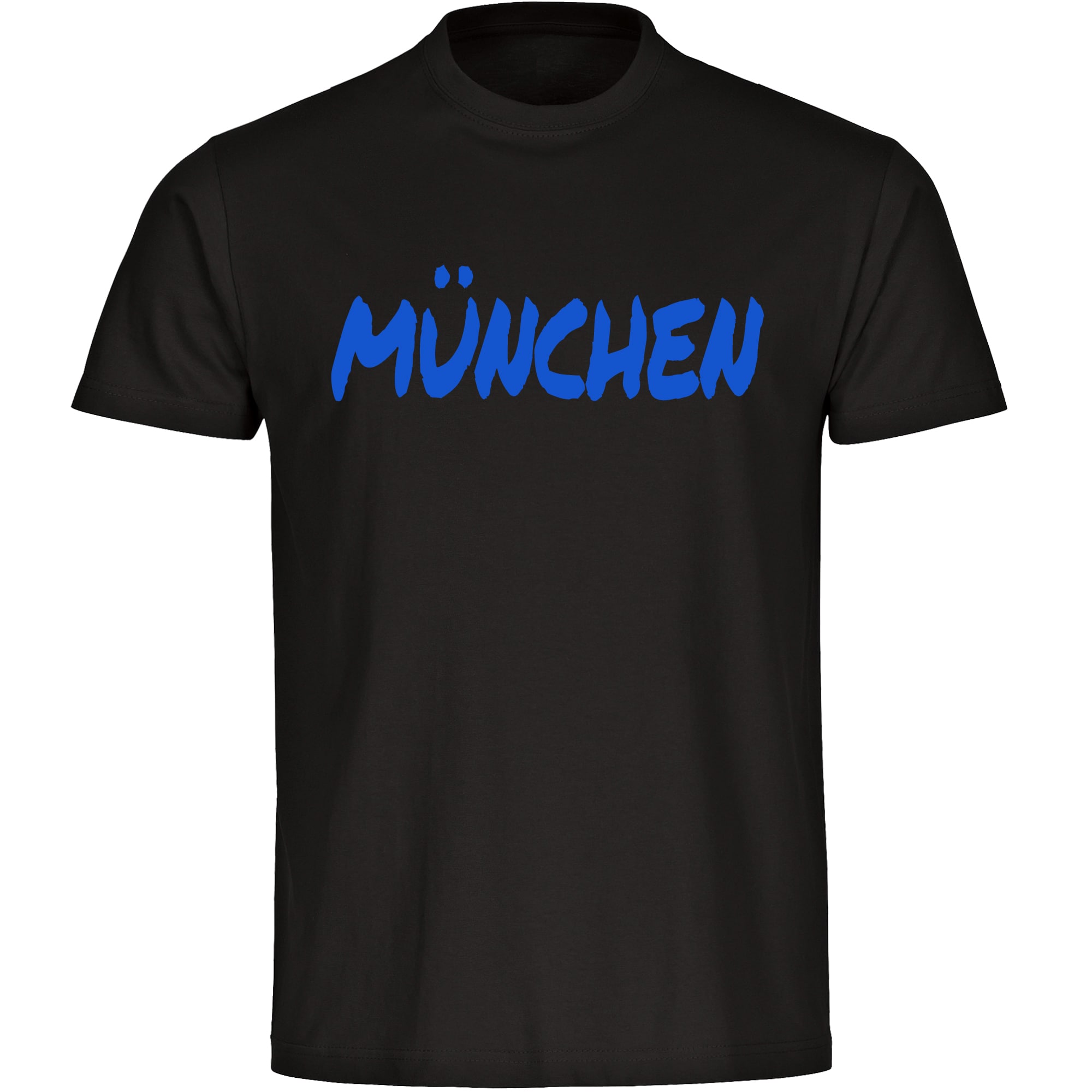 multifanshop Kinder T-Shirt - M&uuml;nchen blau - Textmarker - Druck blau - Kind - Bild 1