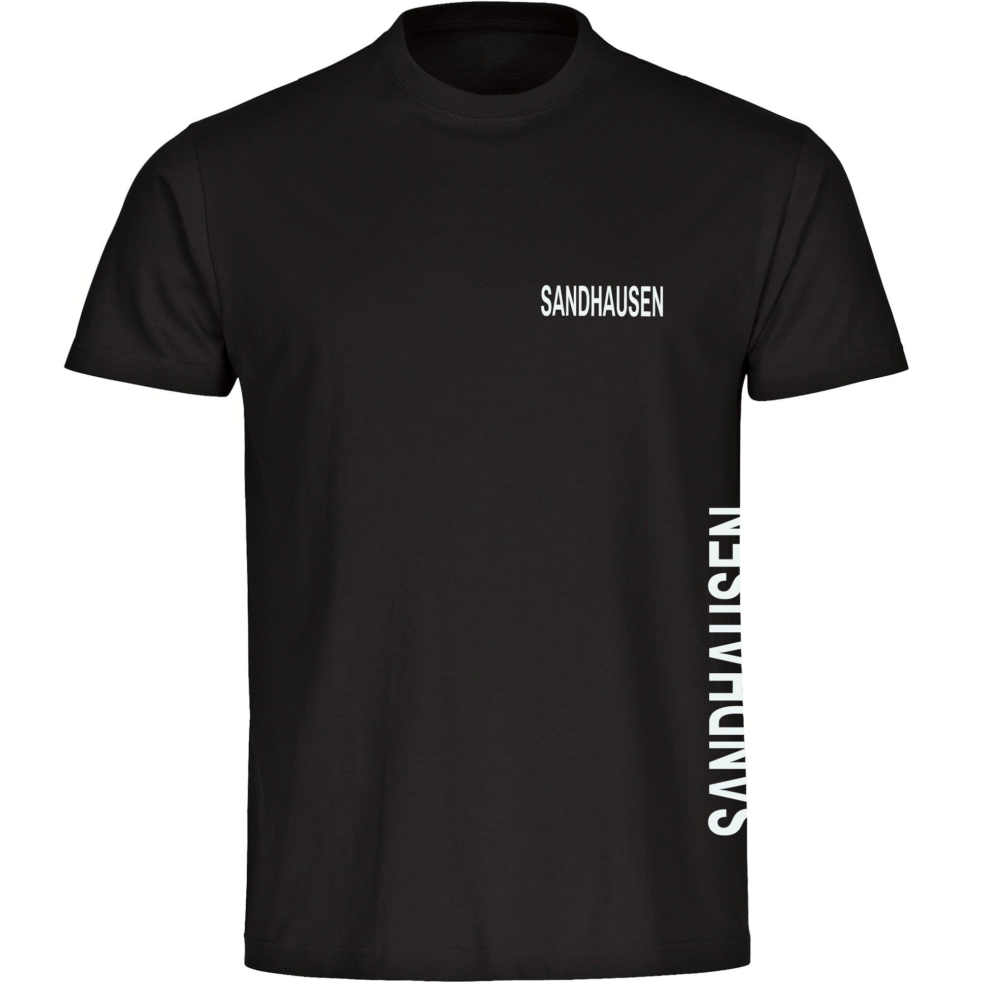 multifanshop Kinder T-Shirt - Sandhausen - Brust & Seite - Druck wei&szlig; - Kind - Bild 1