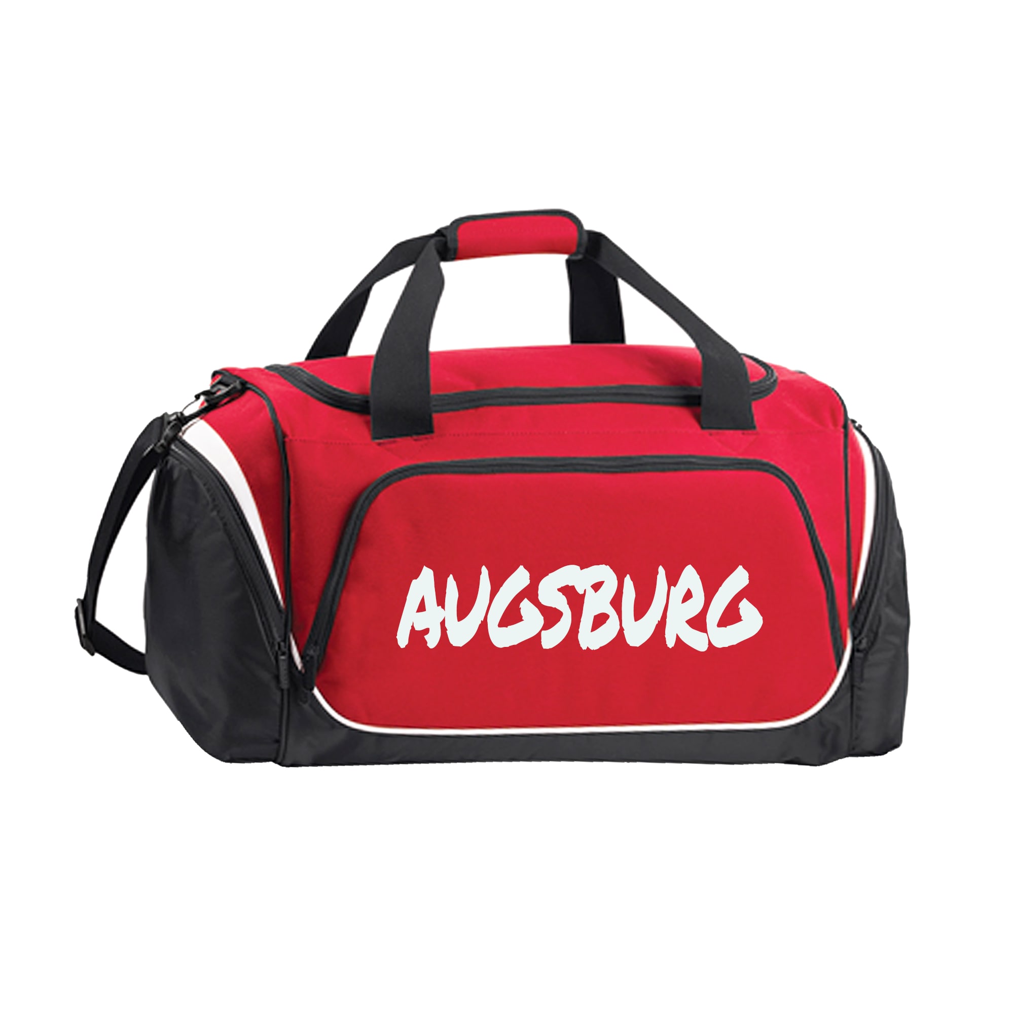 multifanshop Sporttasche - Augsburg - Textmarker - Druck wei&szlig; - Tasche - Bild 1