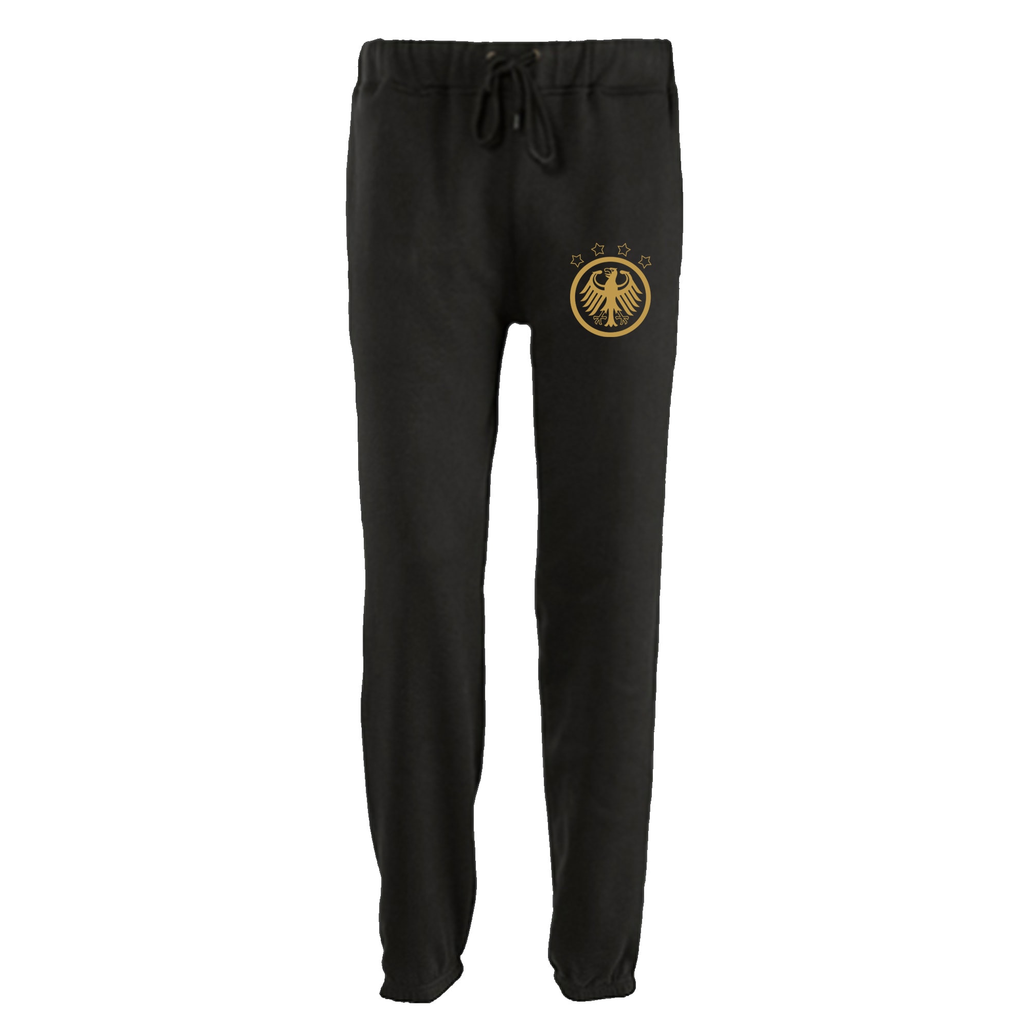multifanshop Jogginghose - Deutschland - Adler Retro Gold - Druck gold metallic - Trainingshose - Bild 1