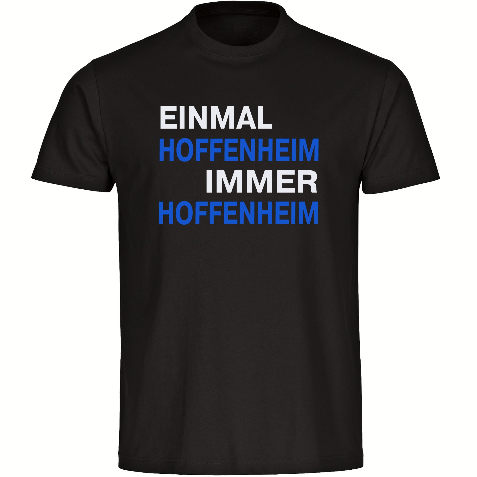 multifanshop Kinder T-Shirt - Hoffenheim - Einmal Immer - Druck blau - Kind - Bild 1