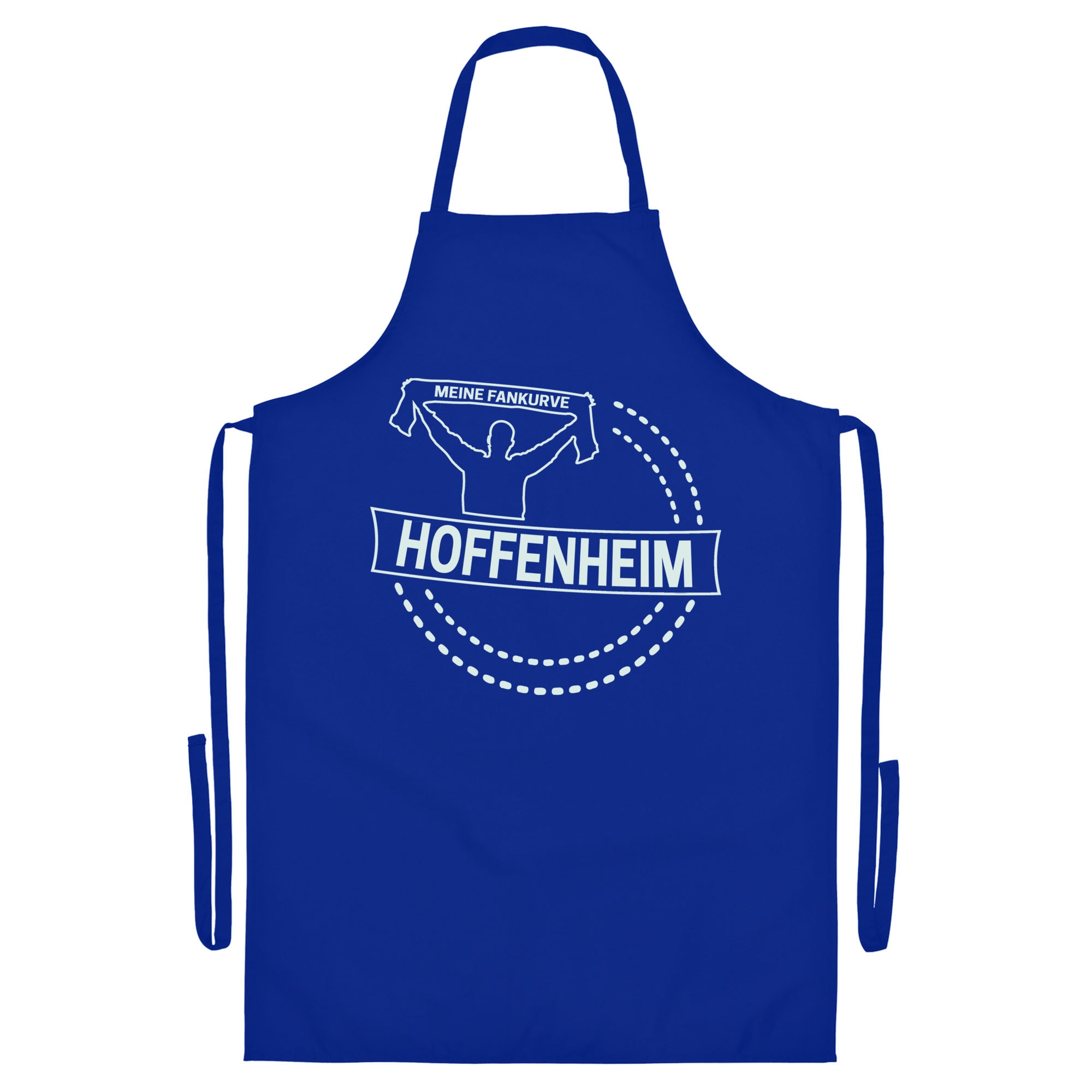 multifanshop Grillsch&uuml;rze - Hoffenheim - Meine Fankurve - Druck wei&szlig; - Sch&uuml;rze - Bild 1