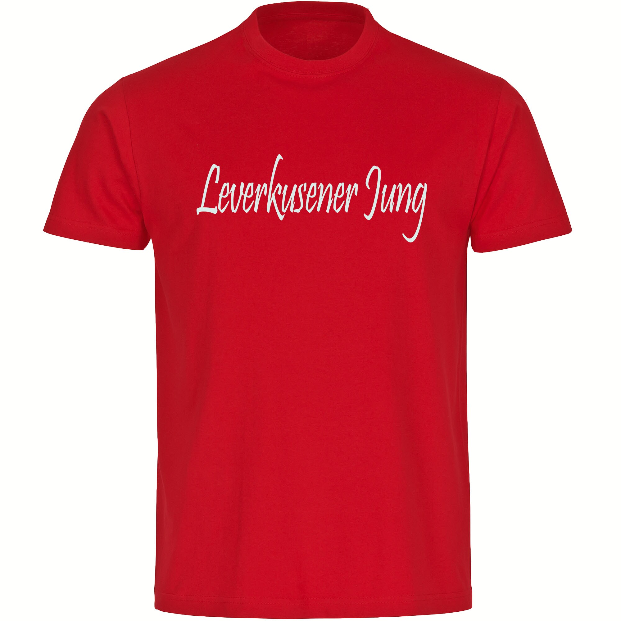 multifanshop Kinder T-Shirt - Leverkusen - Leverkusener Jung - Druck wei&szlig; - Kind - Bild 1