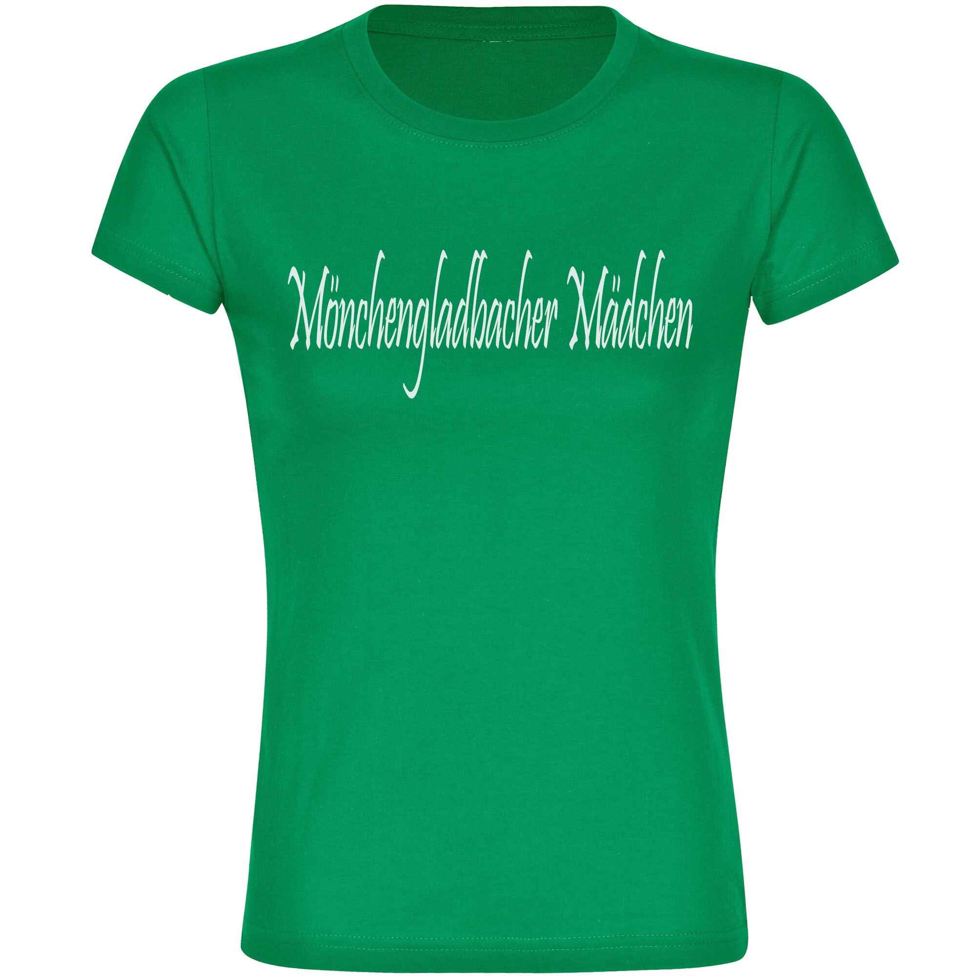 multifanshop Damen T-Shirt - M&ouml;nchengladbach - M&ouml;nchengladbacher M&auml;dchen - Druck wei&szlig; - Frauen - Bild 1