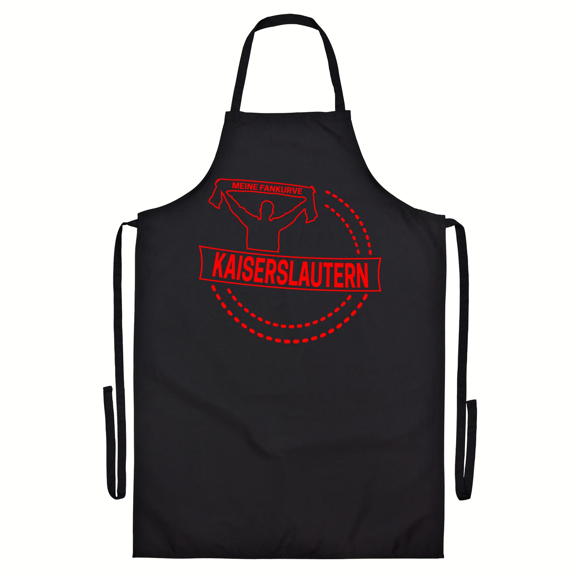 multifanshop Grillsch&uuml;rze - Kaiserslautern - Meine Fankurve - Druck rot - Sch&uuml;rze - Bild 1