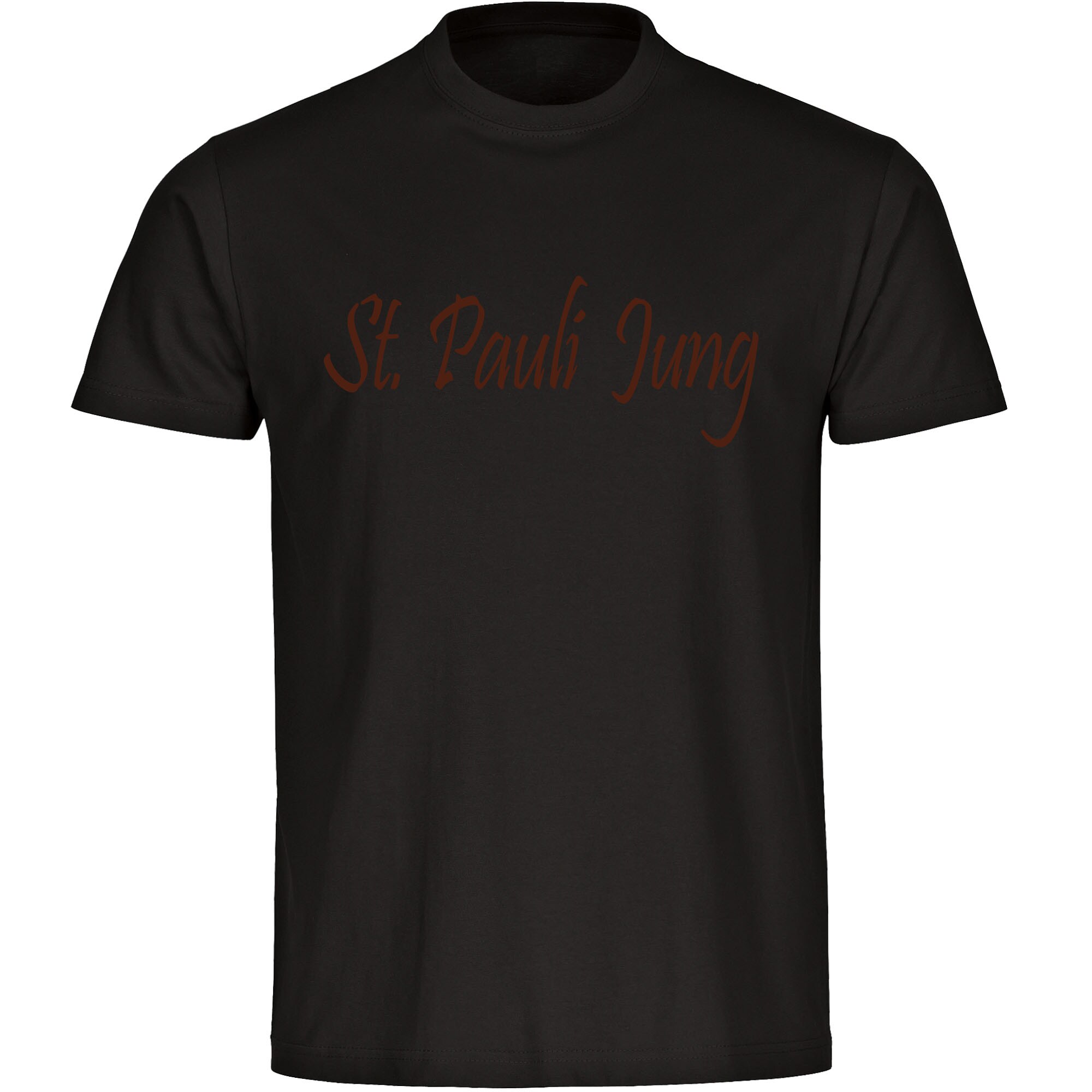 multifanshop Kinder T-Shirt - St. Pauli - St. Pauli Jung - Druck braun - Kind - Bild 1