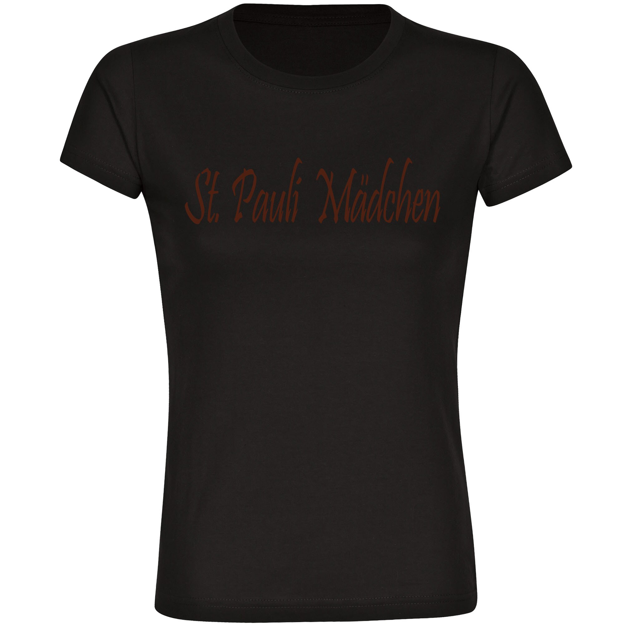 multifanshop Kinder T-Shirt - St. Pauli - St. Pauli M&auml;dchen - Druck braun - Kind - Bild 1