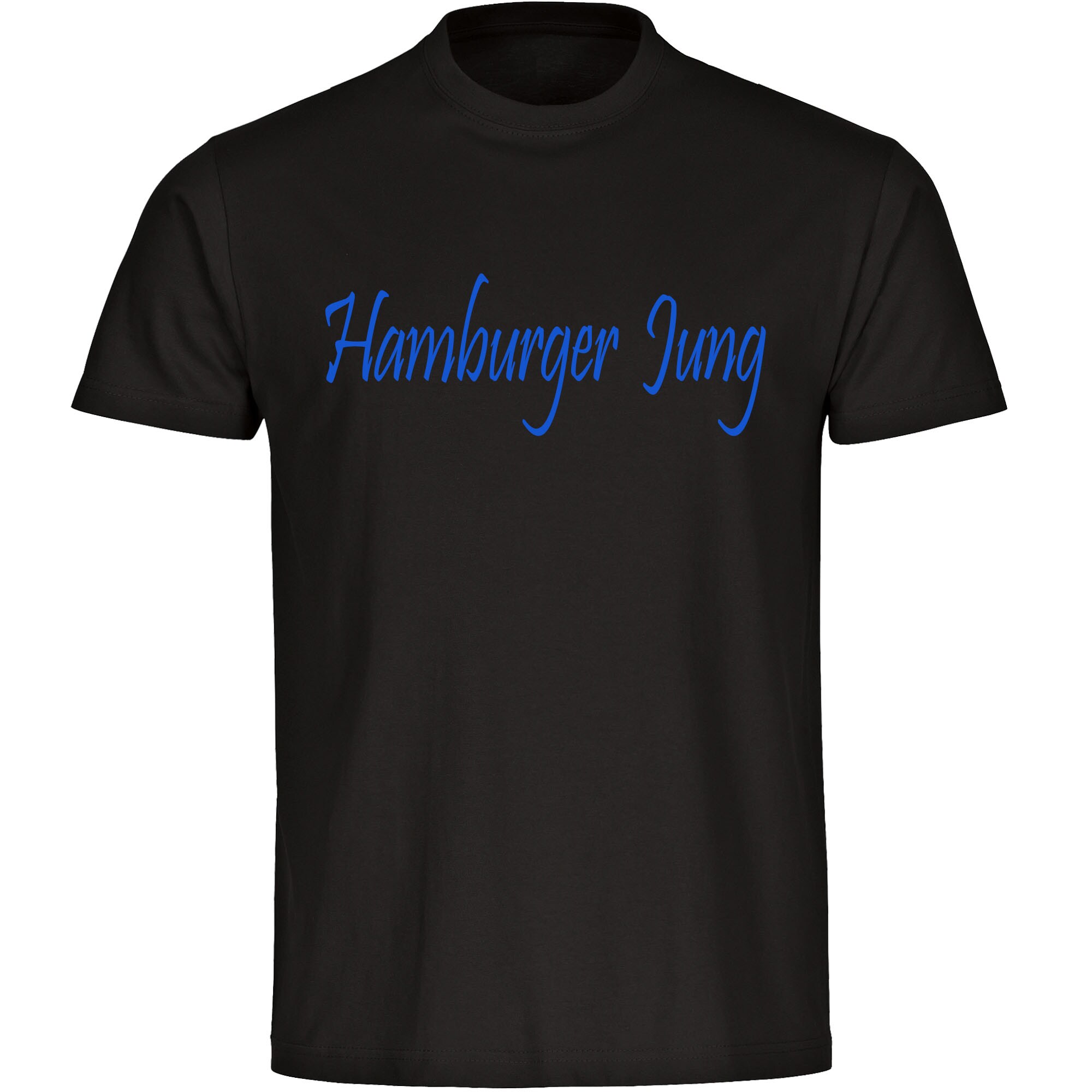 multifanshop Herren T-Shirt - Hamburg - Hamburger Jung - Druck blau - M&auml;nner - Bild 1