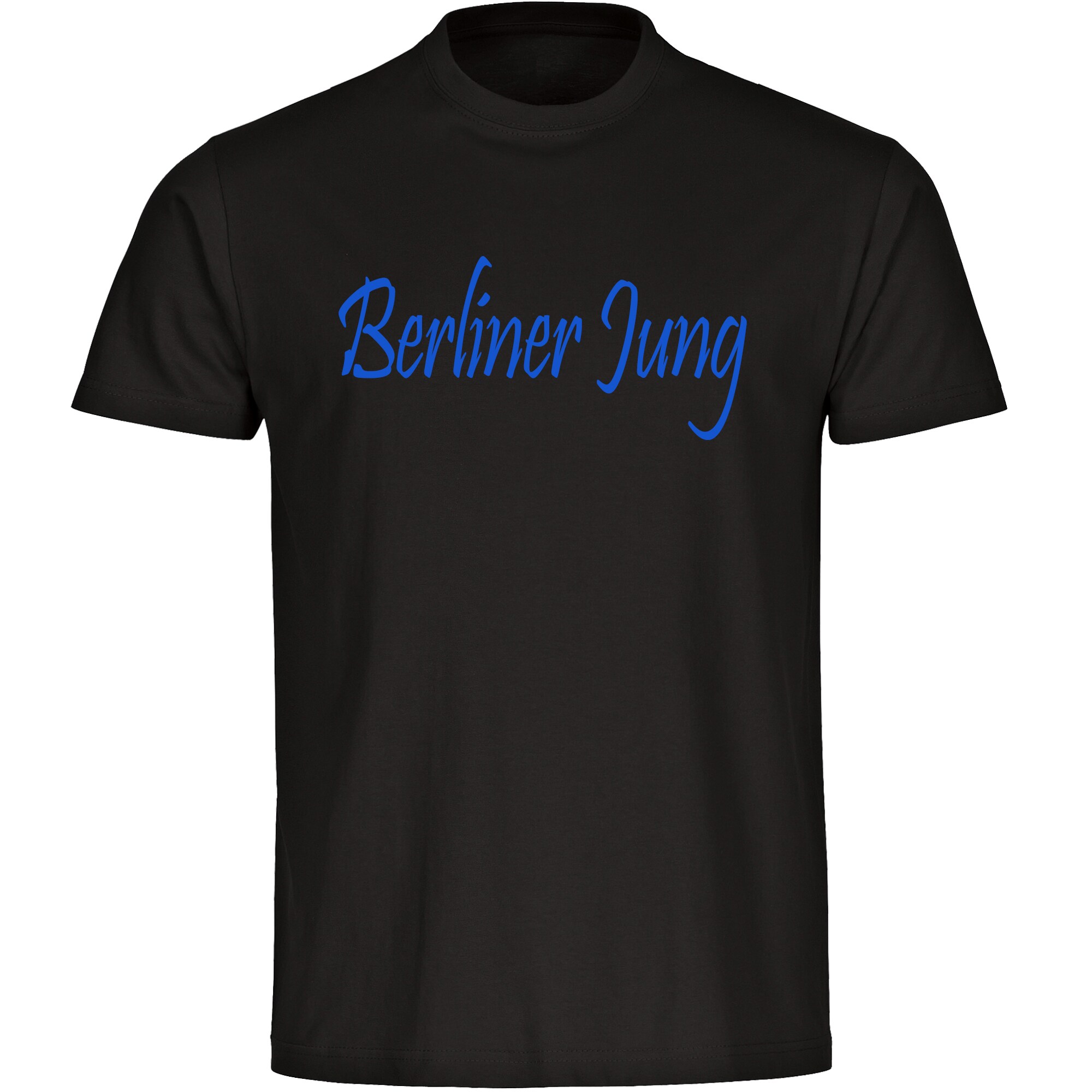 multifanshop Kinder T-Shirt - Berlin blau - Berliner Jung - Druck blau - Kind - Bild 1