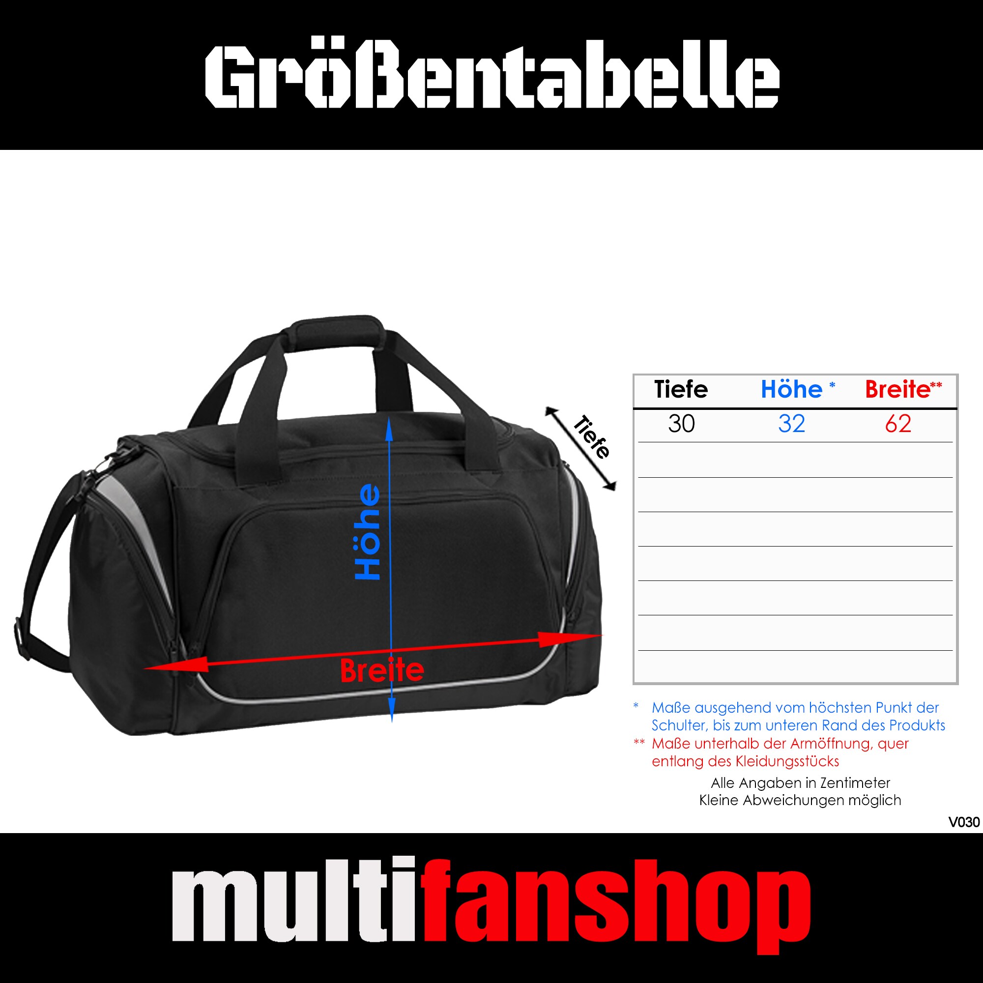 multifanshop Sporttasche - Bochum - Herzschlag - Druck wei&szlig; - Tasche - Bild 1